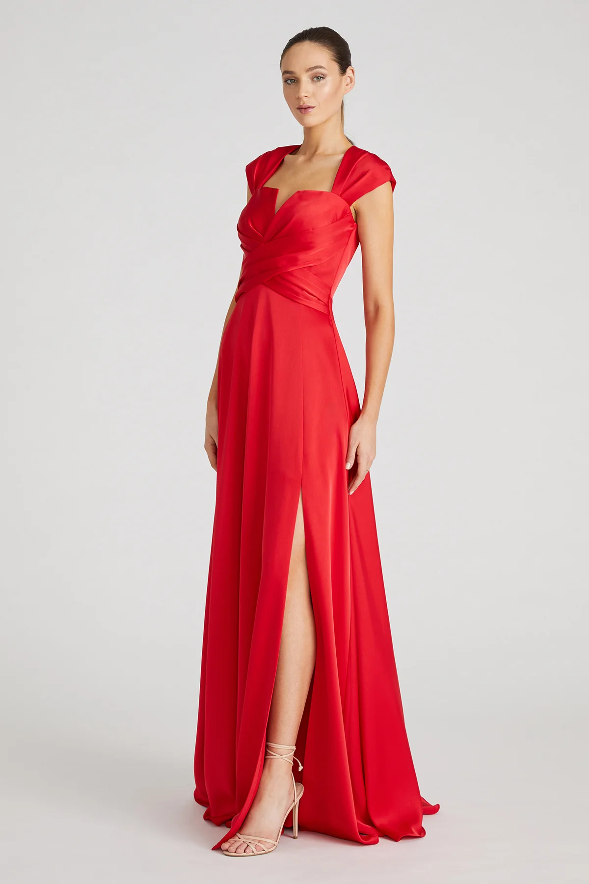 Calista Cap Sleeve Gown - Image 3