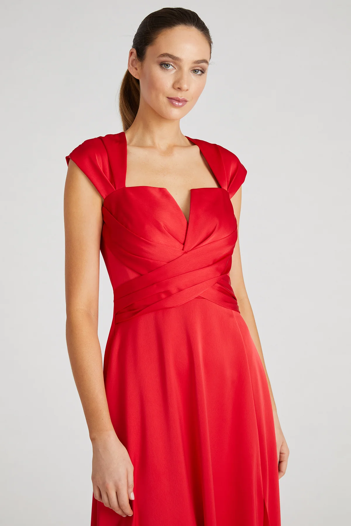 Calista Cap Sleeve Gown - Image 4