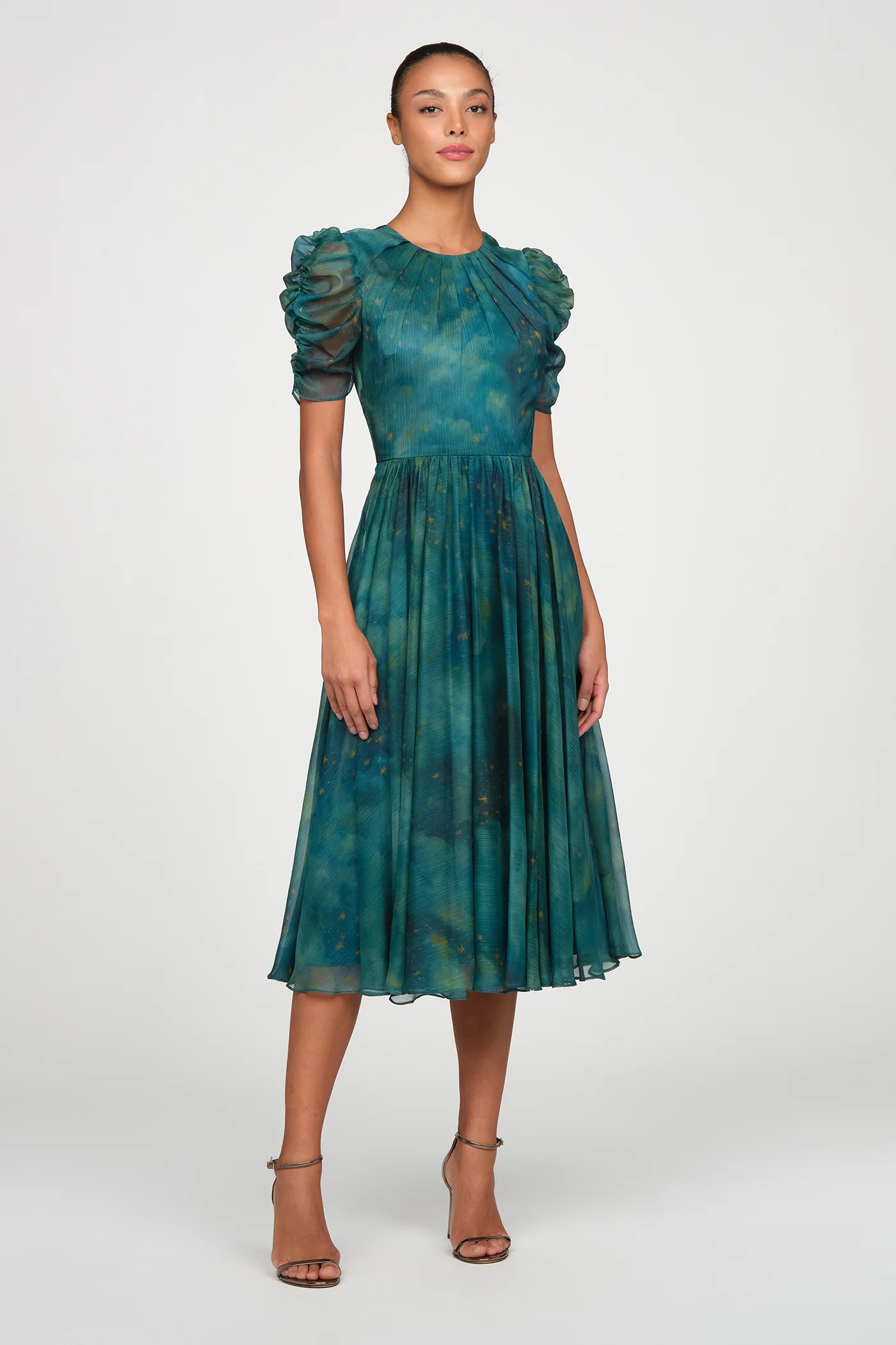 Carmen Short Sleeve Midi Dress - Image 6