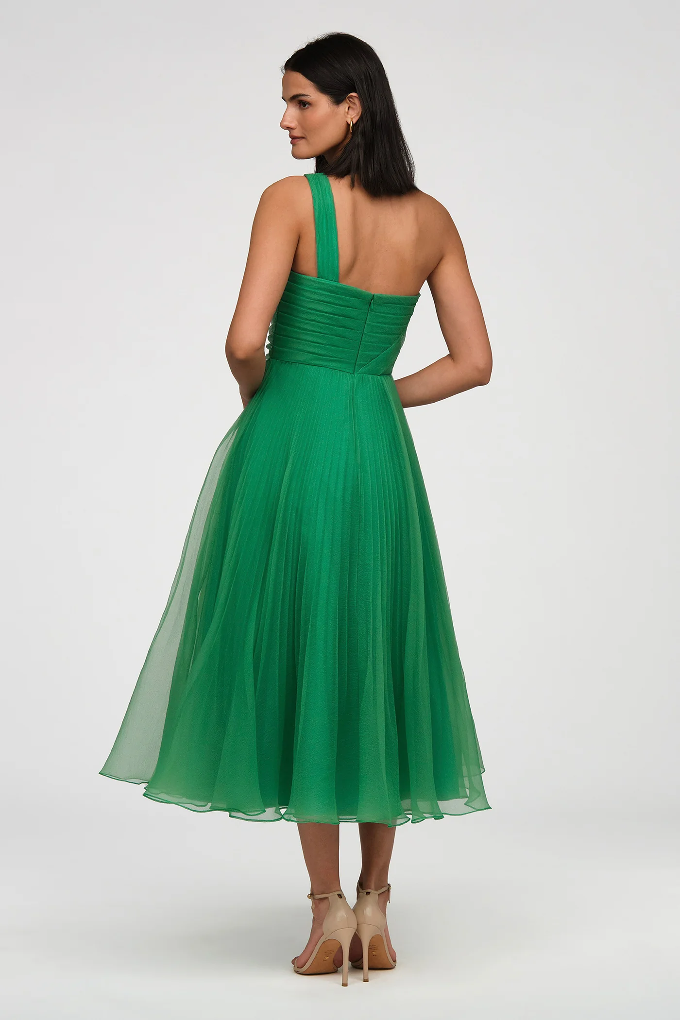 Cece Pleated Organza Dress - Image 3