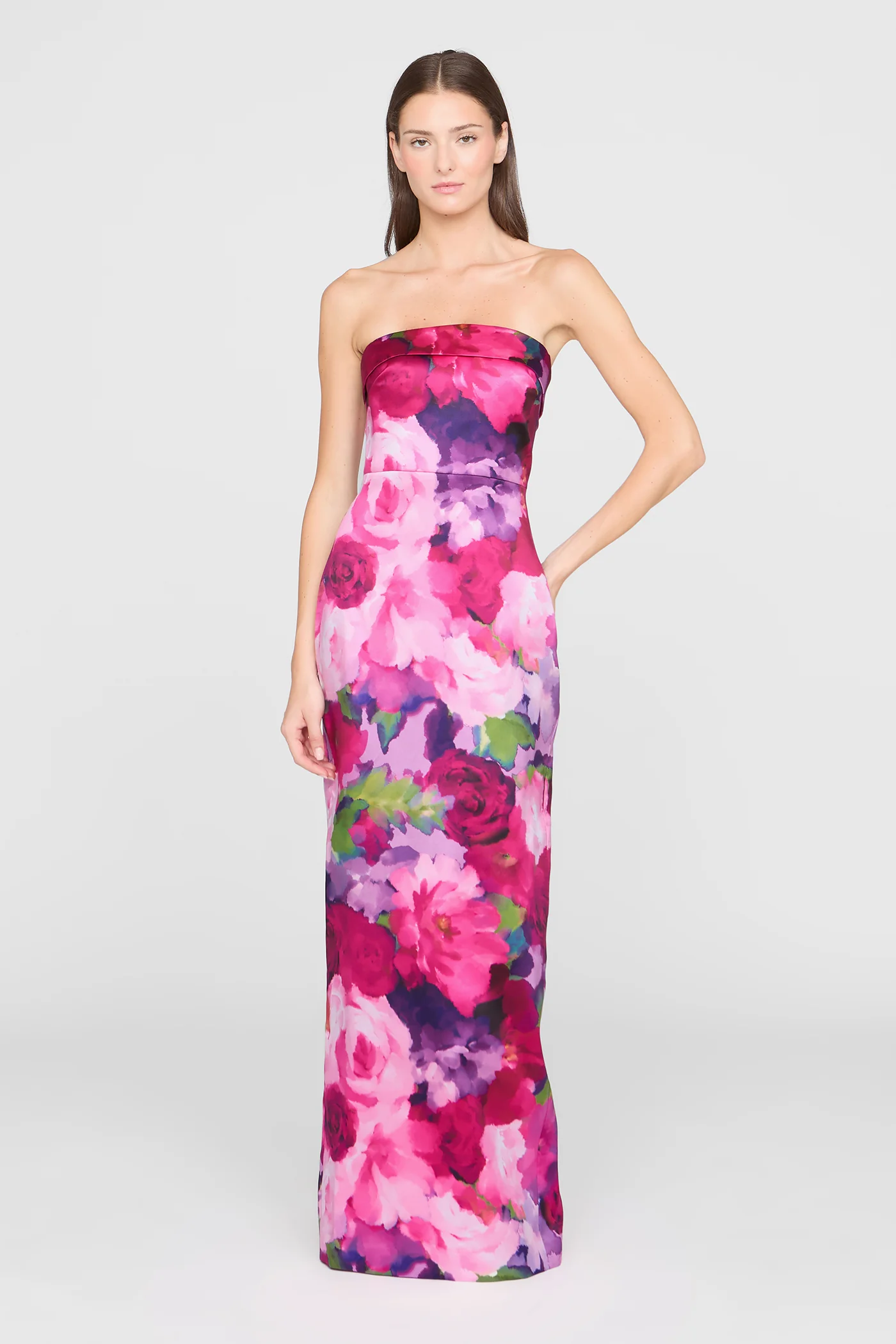Cleo Strapless Column Gown - Image 7
