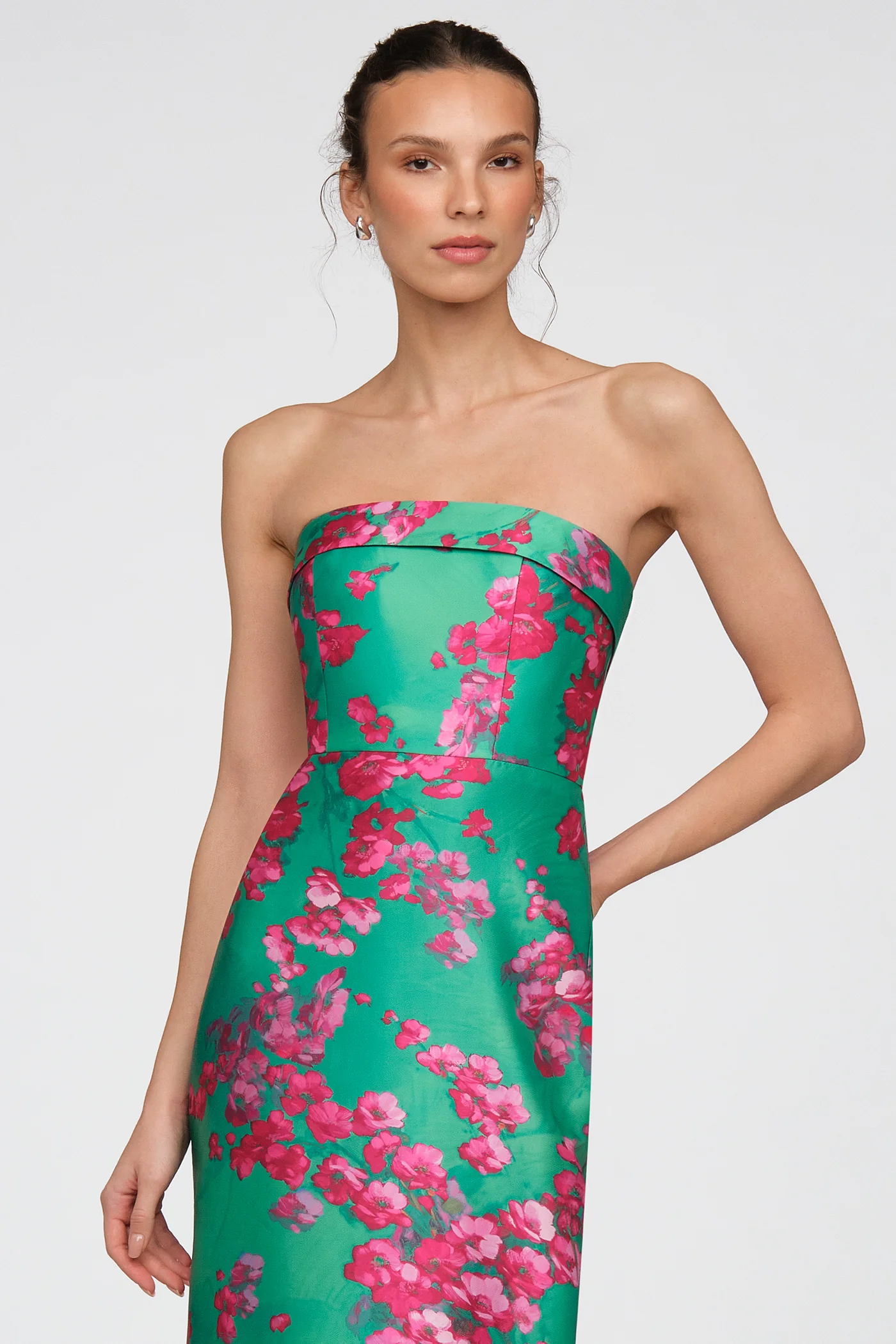 Cleo Strapless Column Gown - Image 4