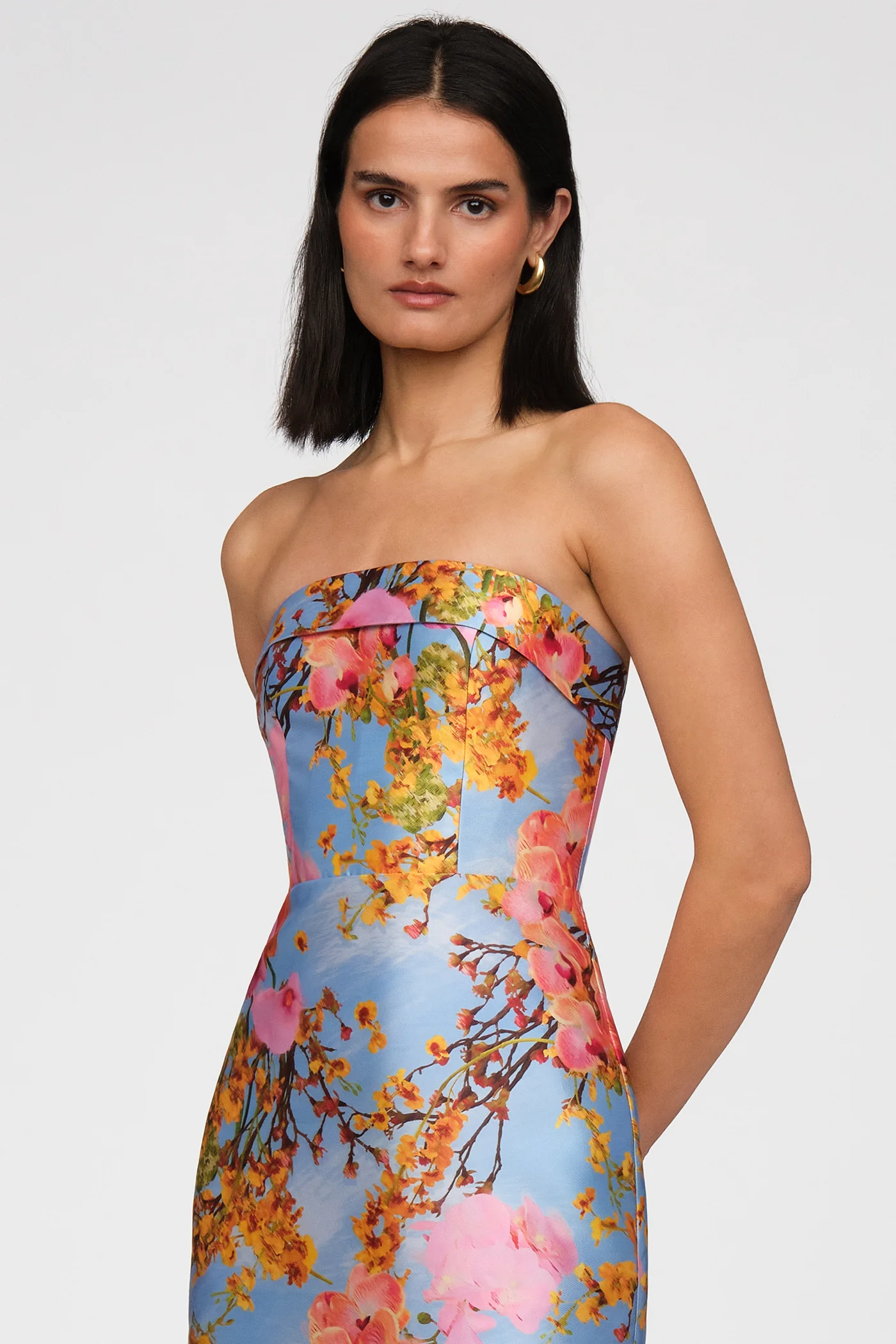 Cleo Strapless Column Gown - Image 4