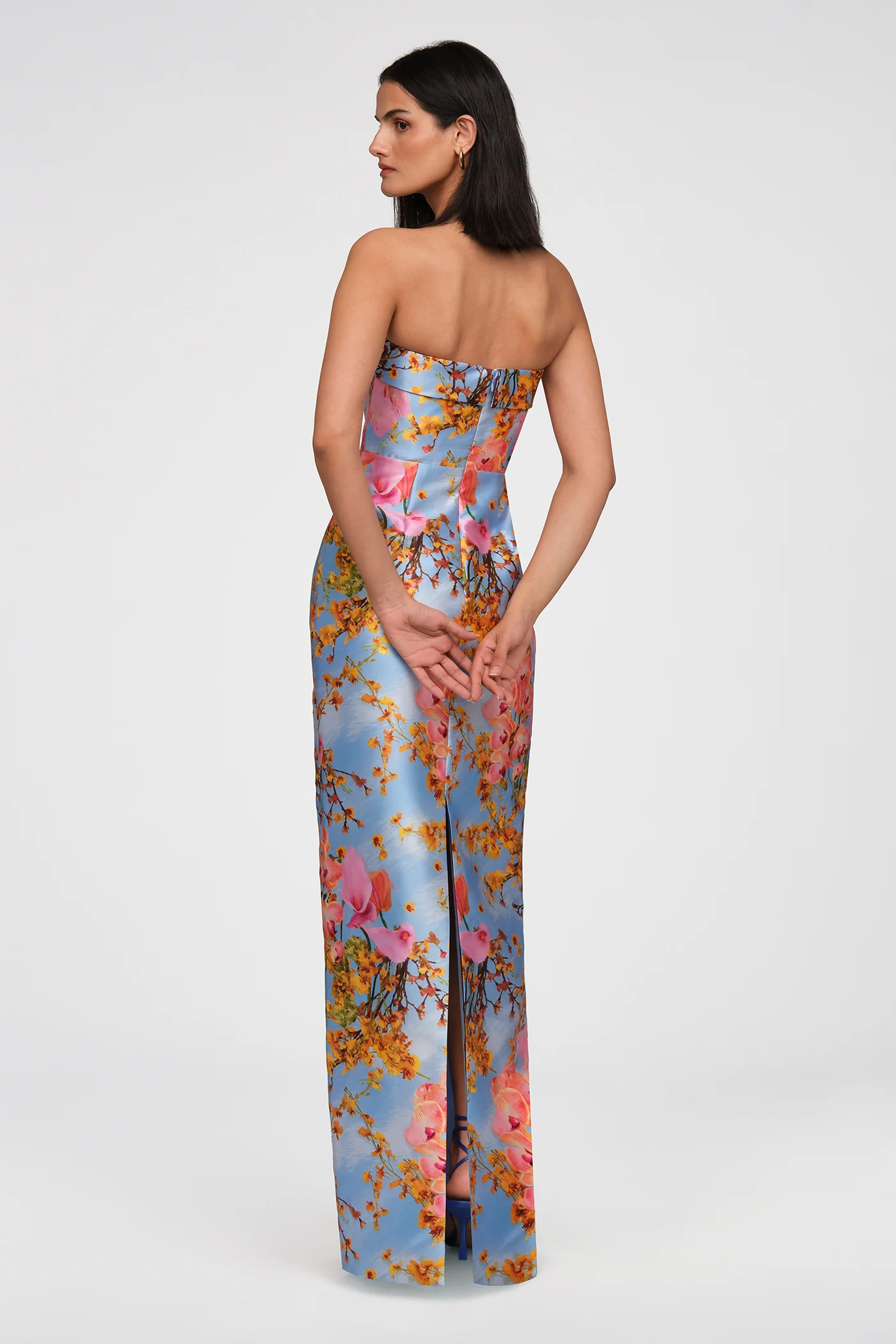 Cleo Strapless Column Gown - Image 7