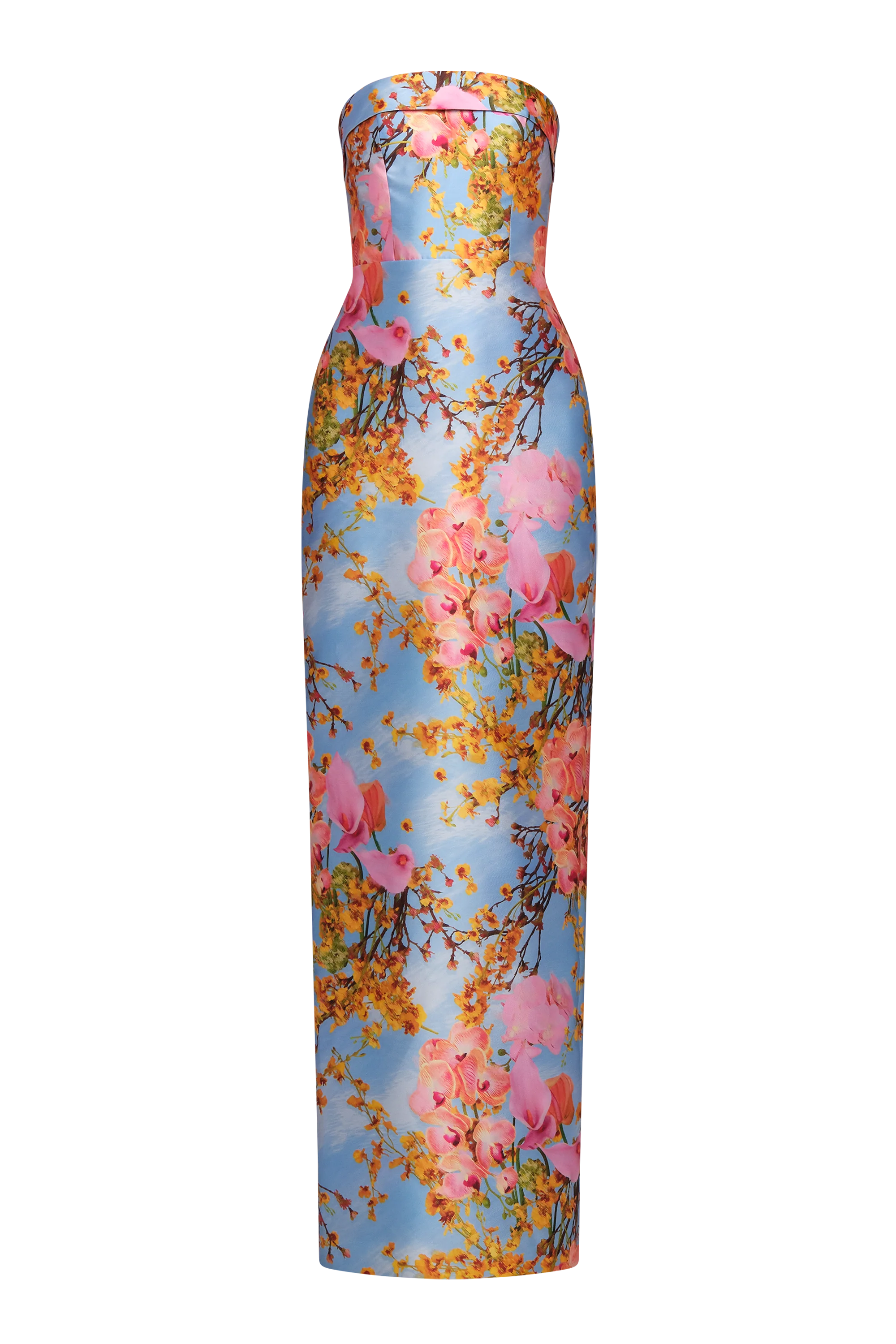 Cleo Strapless Column Gown - Image 8