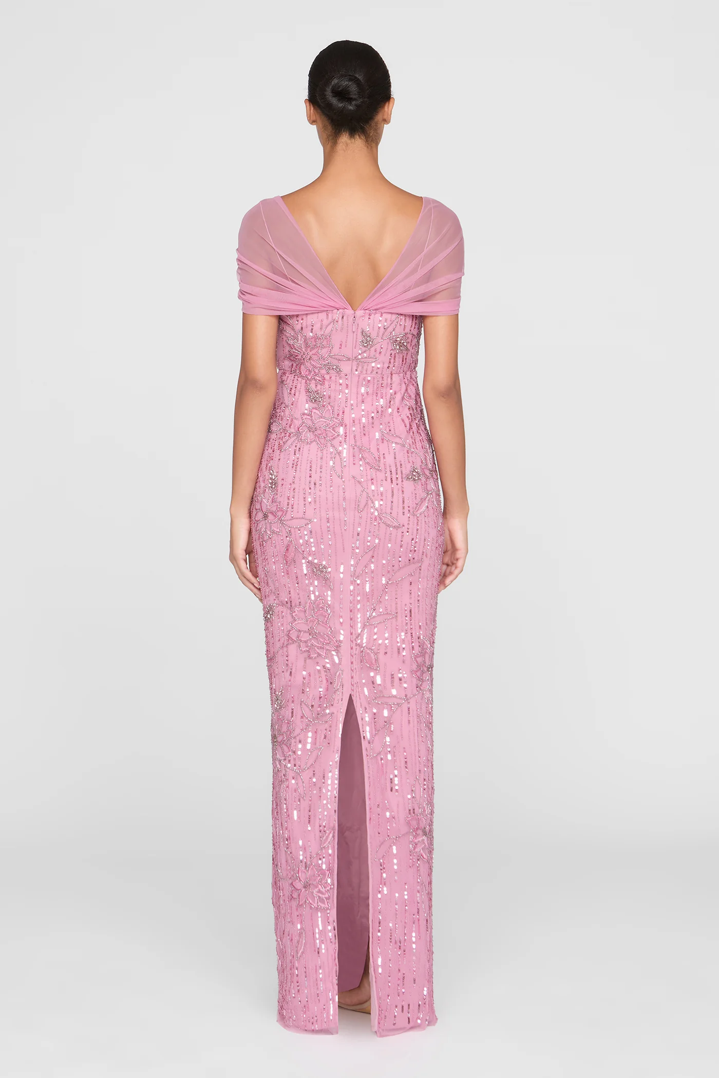 Clover Shawl Draped Gown - Image 7