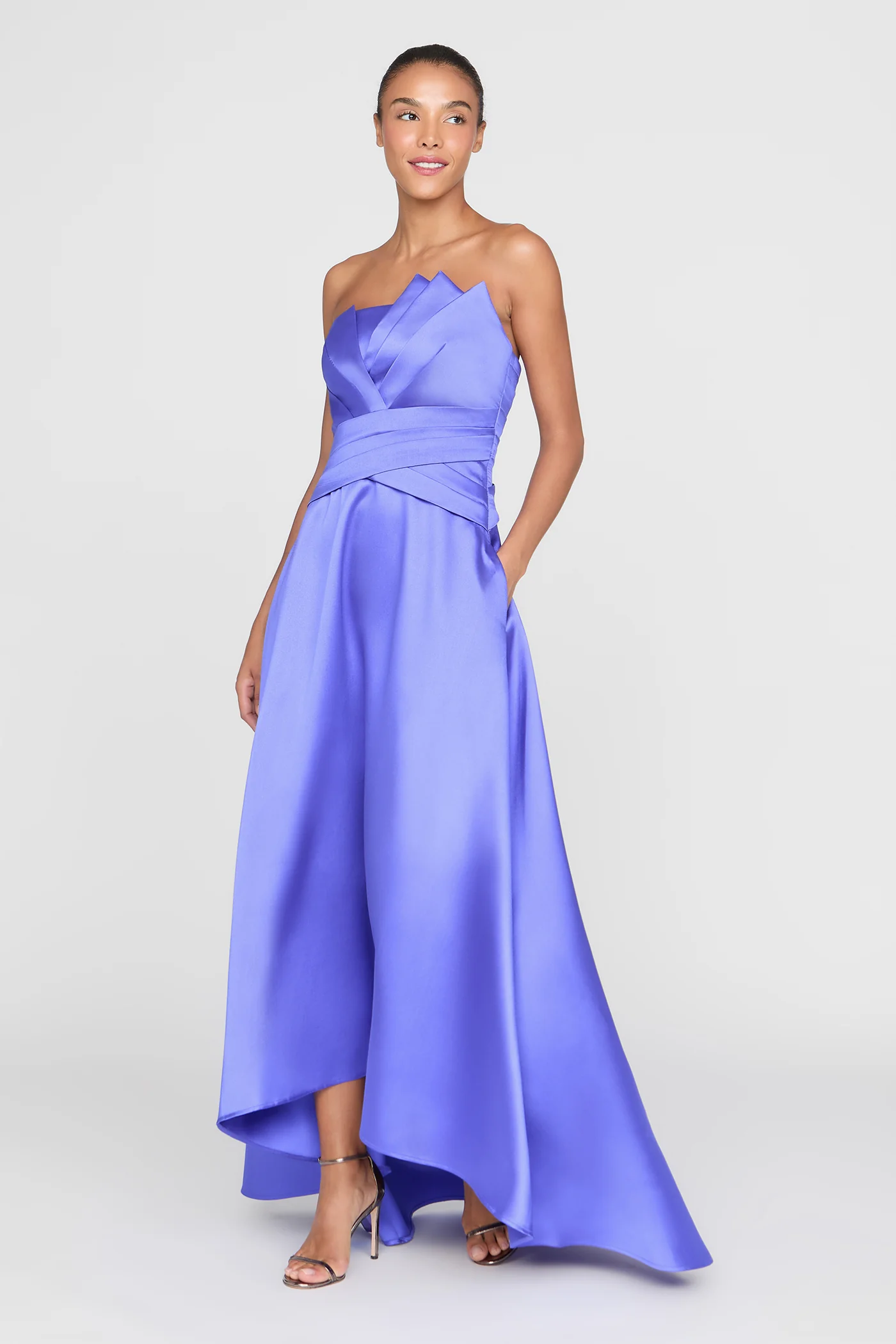 Coco High Low Mikado Gown - Image 4