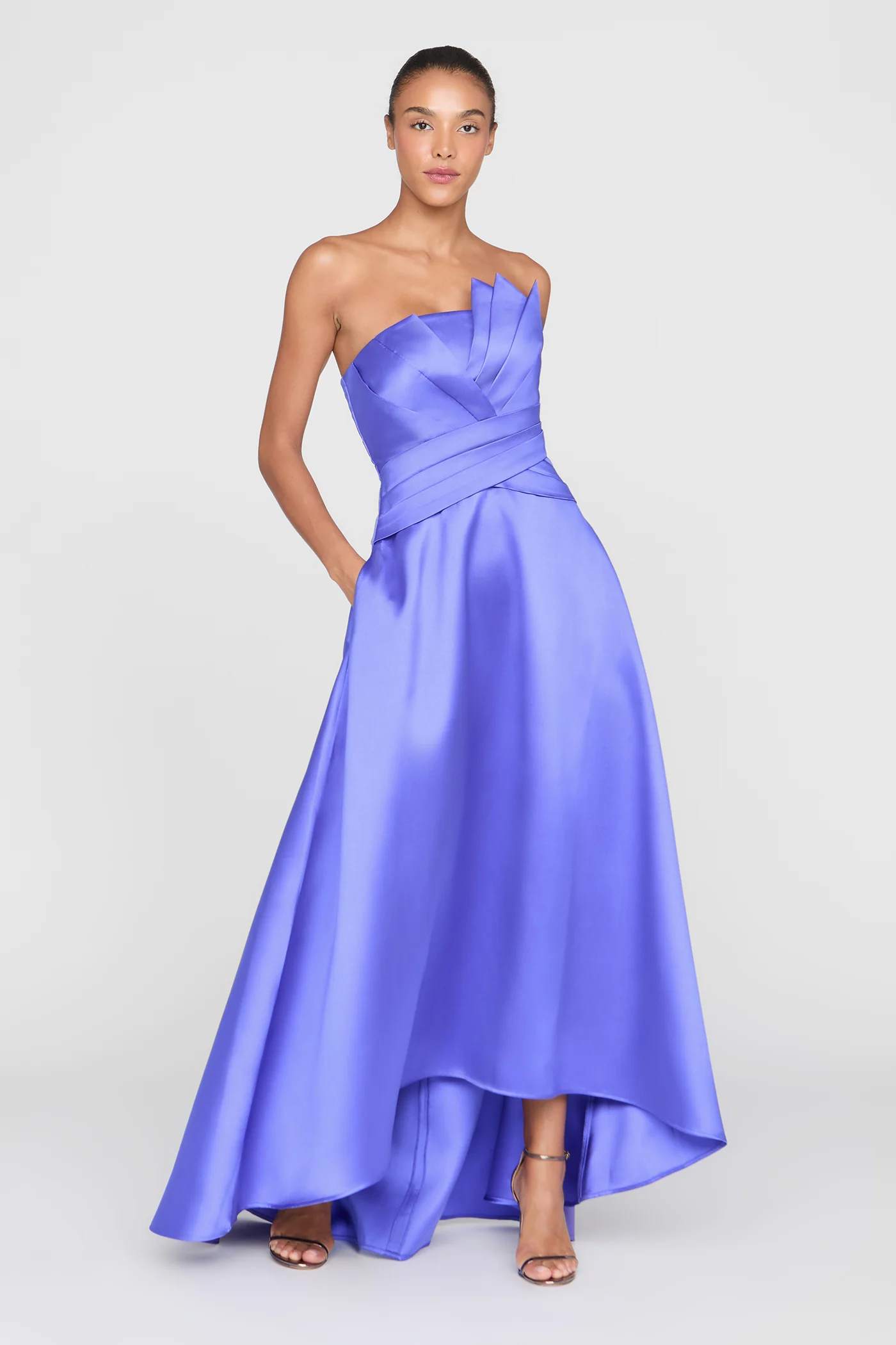 Coco High Low Mikado Gown - Image 7