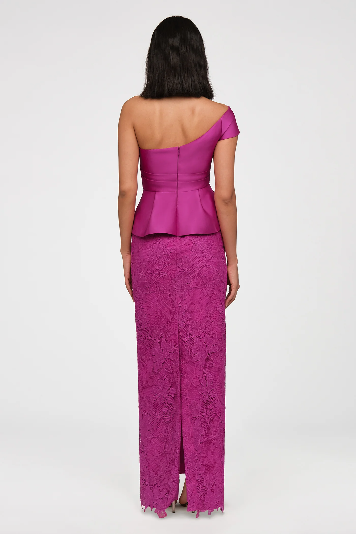 Colby Lace And Mikado Gown - Image 3