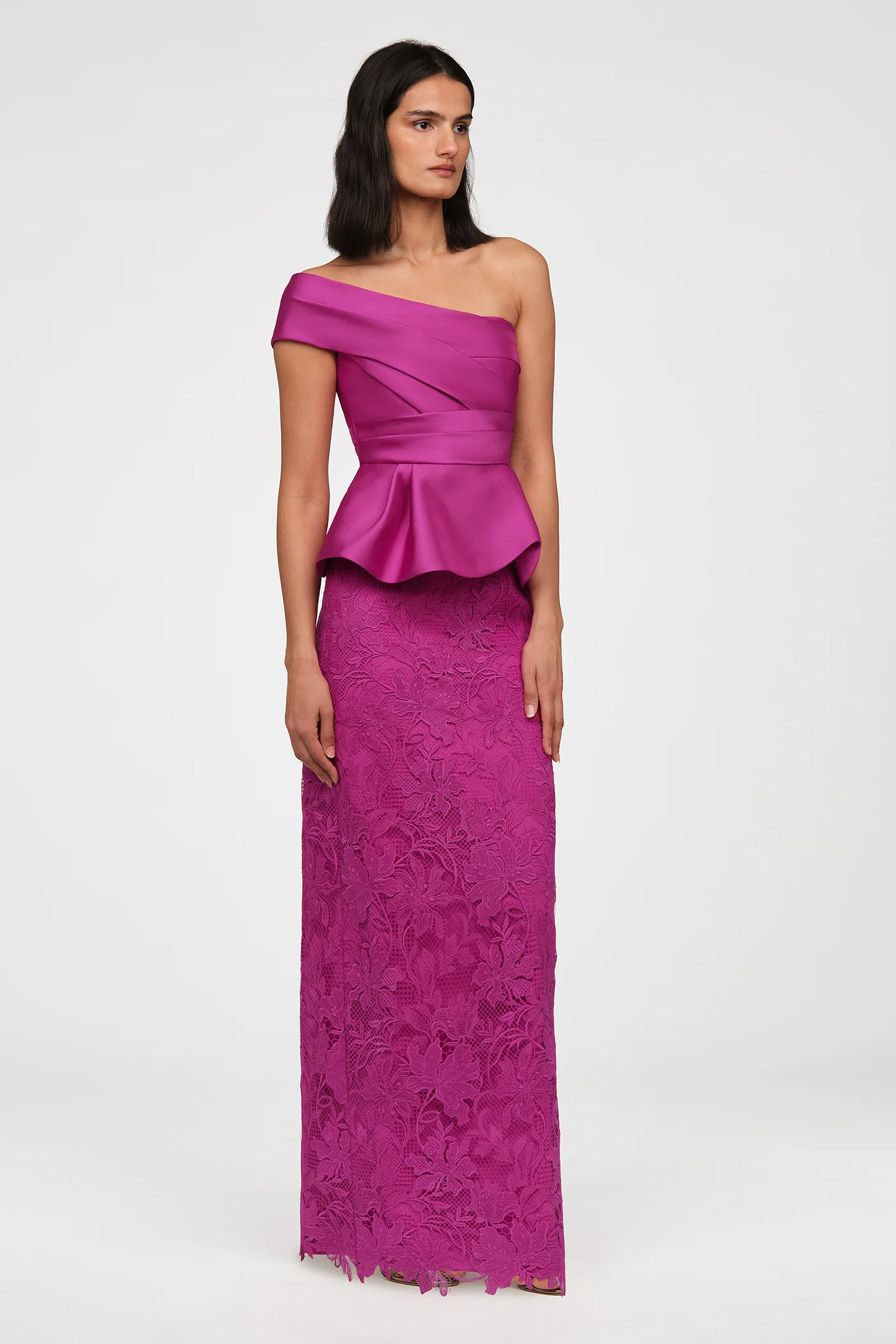 Colby Lace And Mikado Gown - Image 5