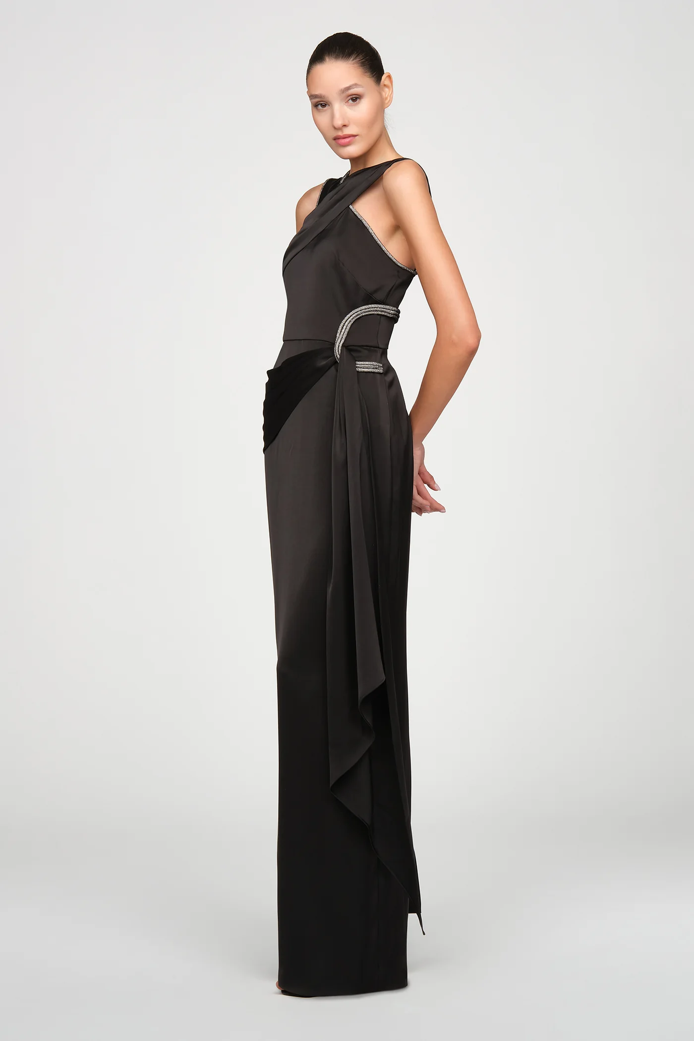 Cressida Halter Column Gown - Image 3