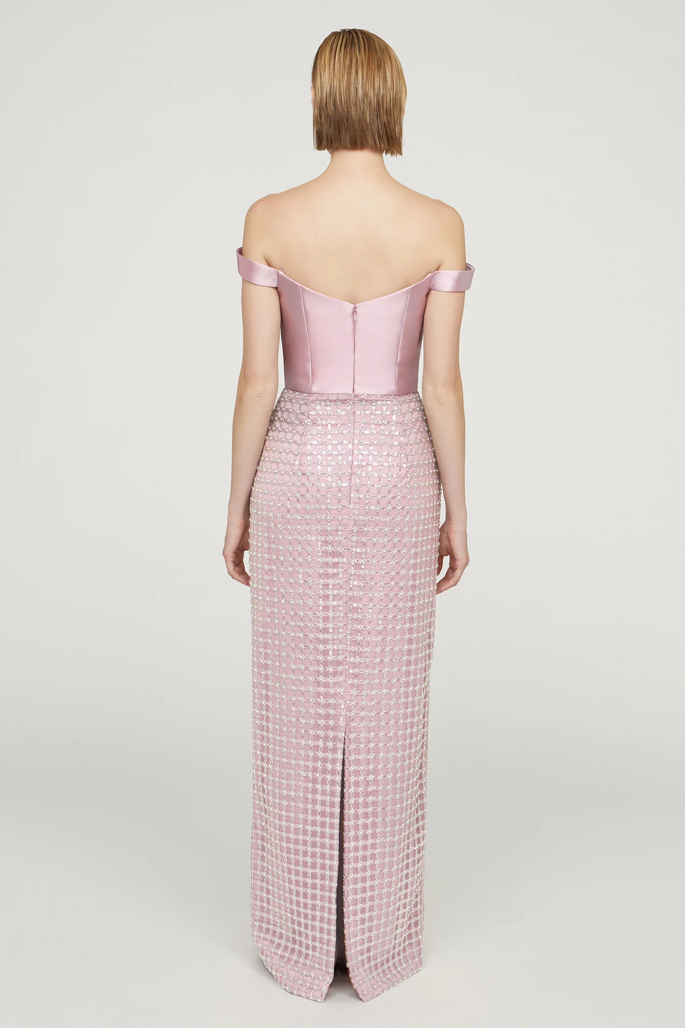 Cynthia Draped Bow Bodice Gown - Image 2