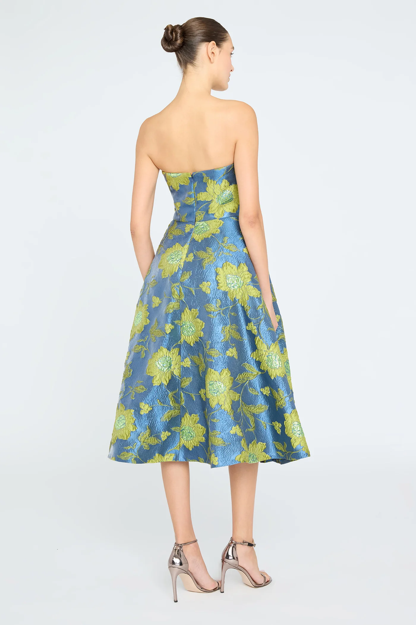 Dara Scallop Strapless Dress - Image 7