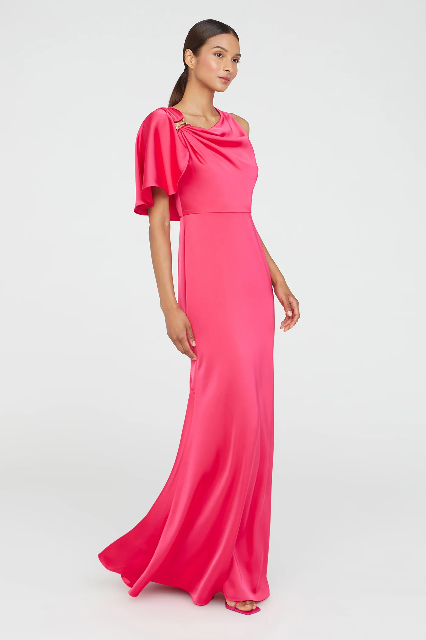 Darcie Flutter Sleeve Gown - Image 3