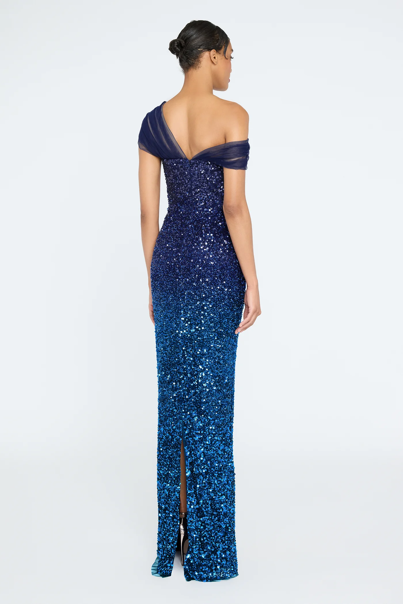 Dina Beaded Column Gown - Image 2