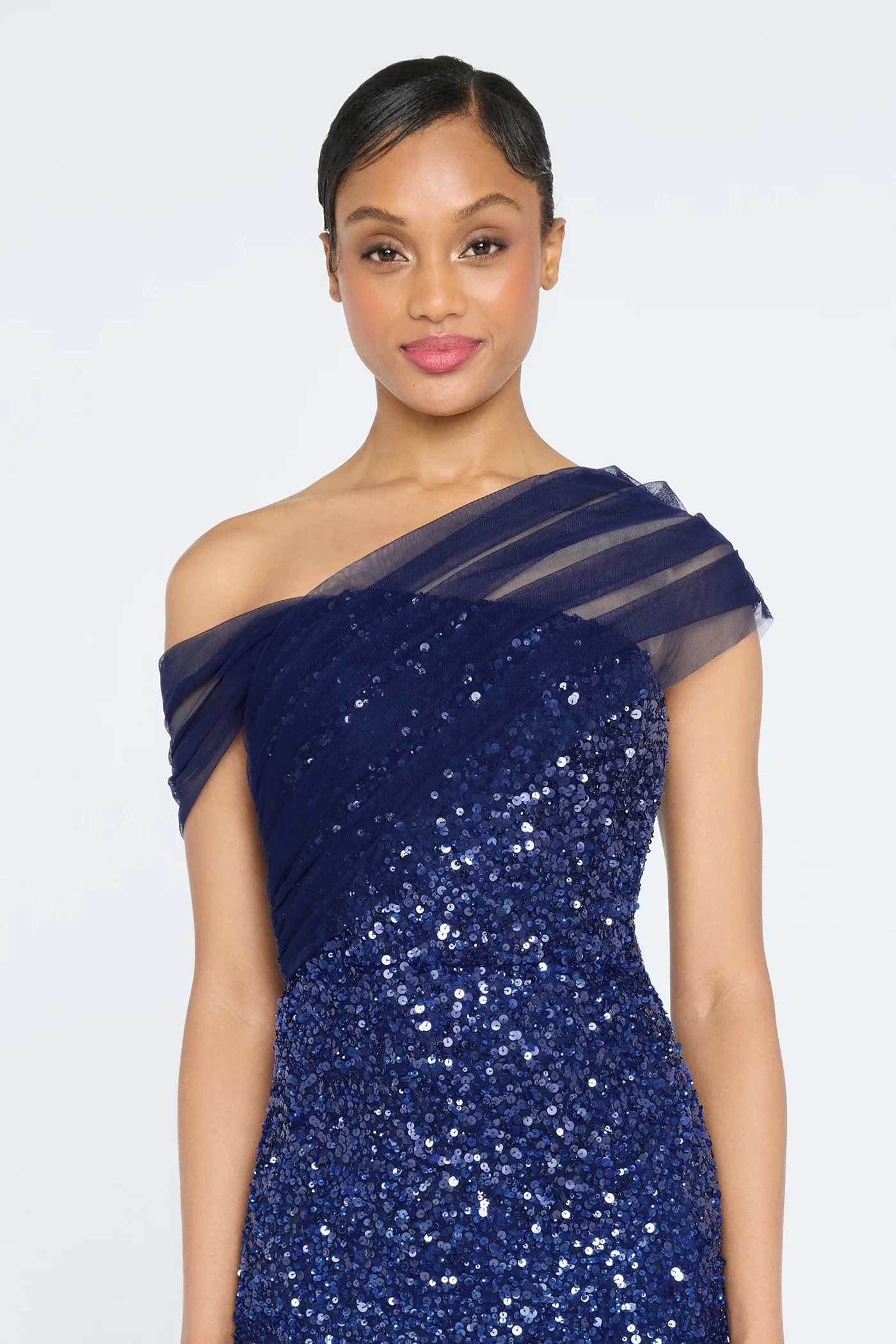Dina Beaded Column Gown - Image 4