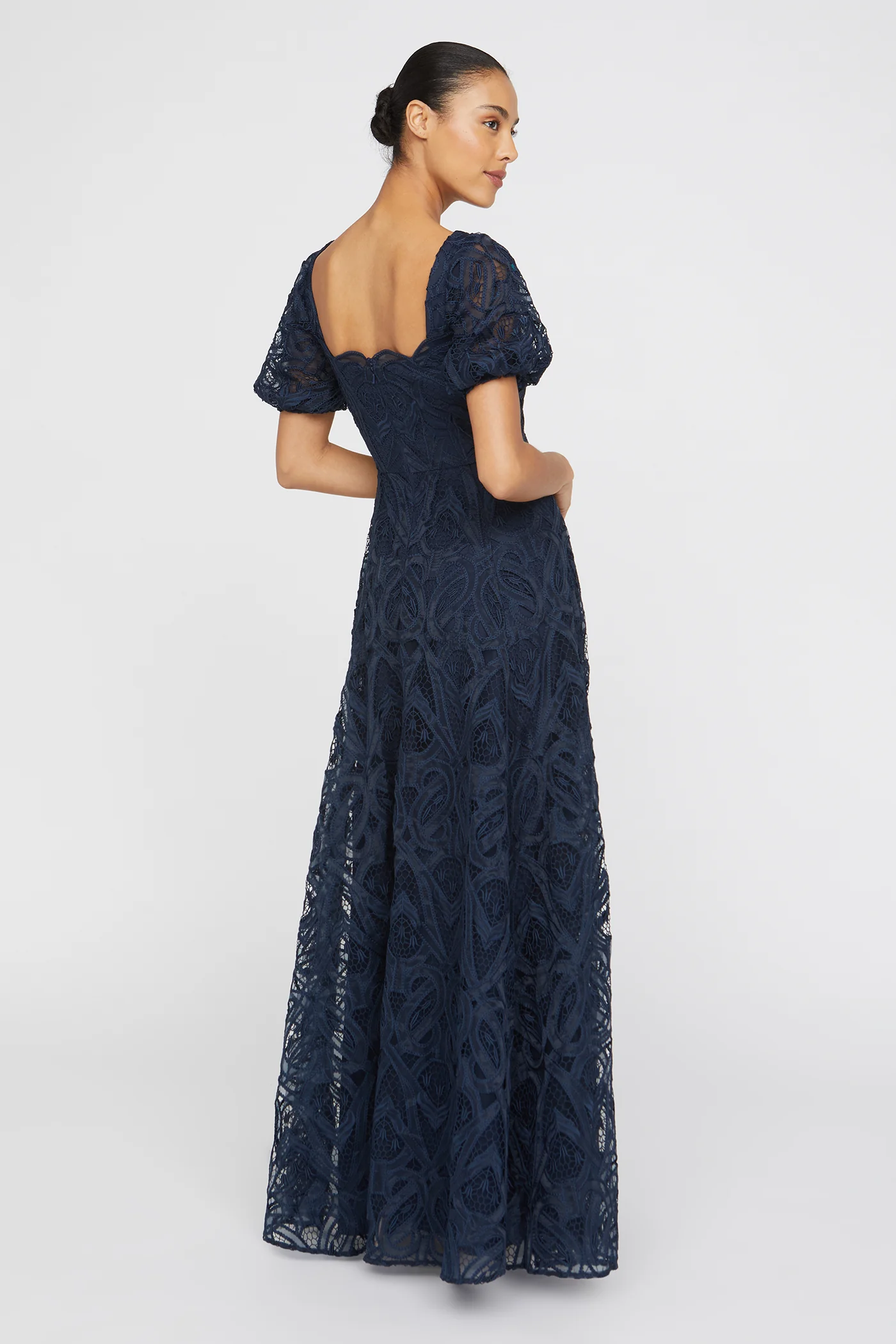 Dominique Puff Sleeves Gown - Image 7