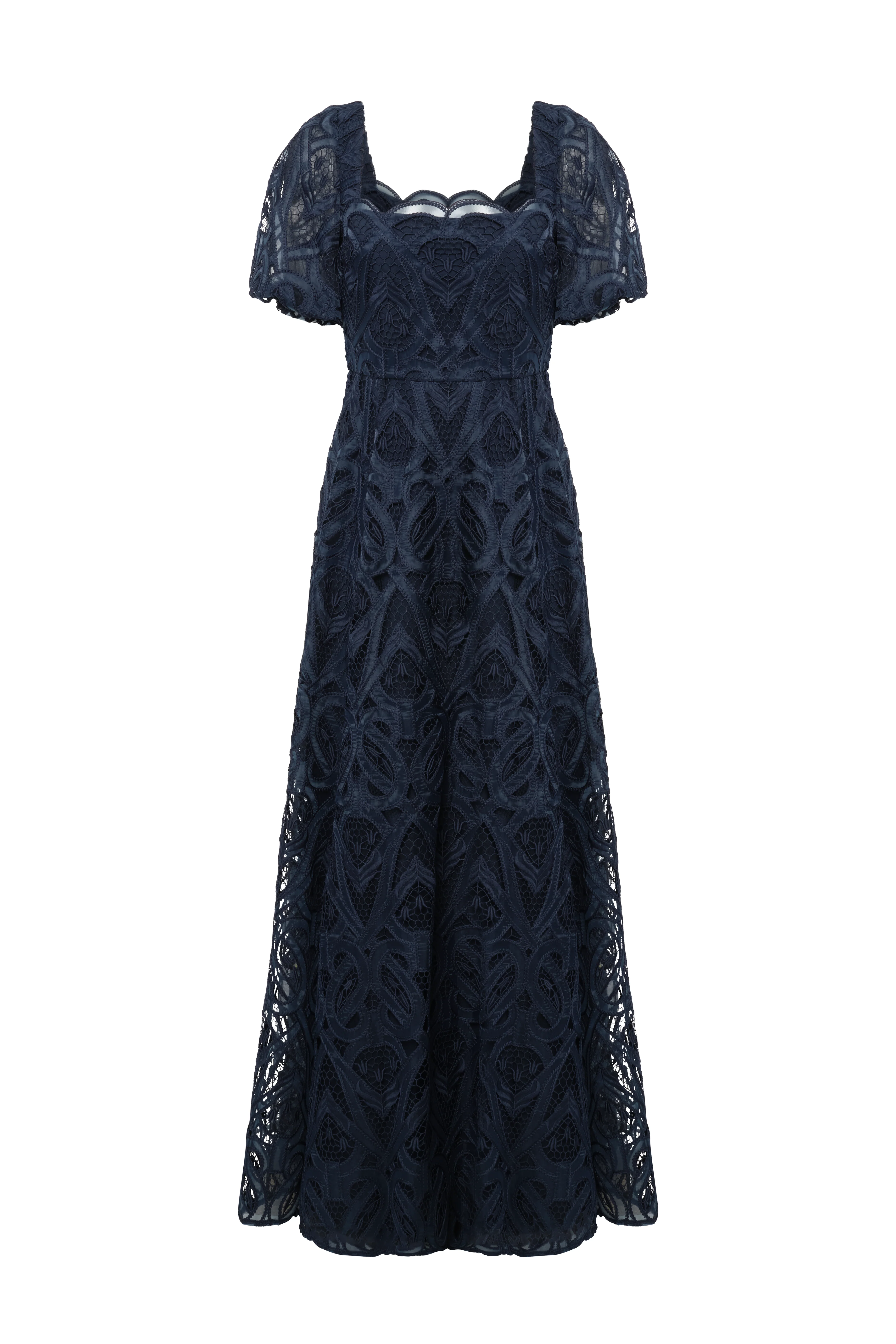 Dominique Puff Sleeves Gown - Image 8