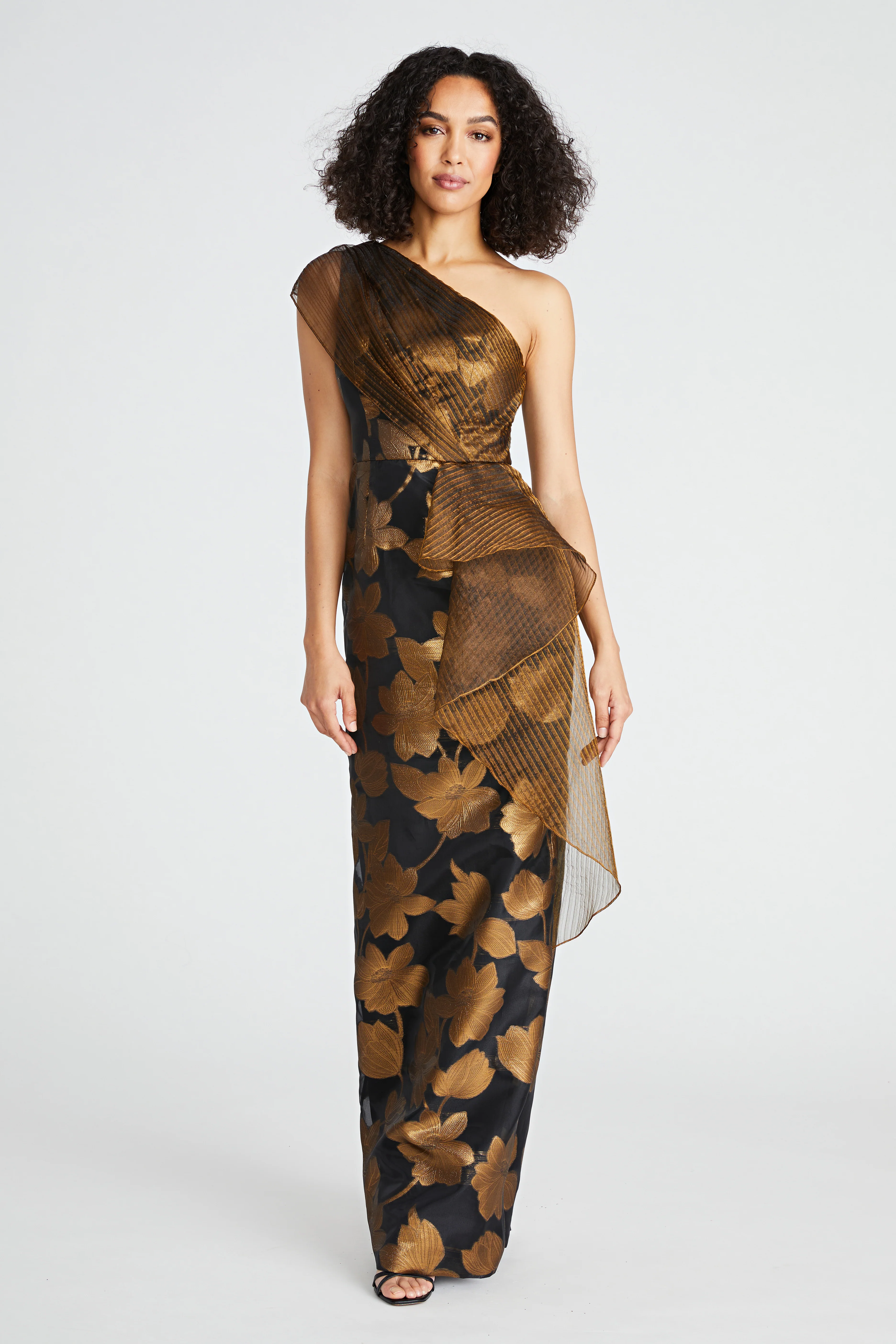 Eden Column One Shoulder Gown