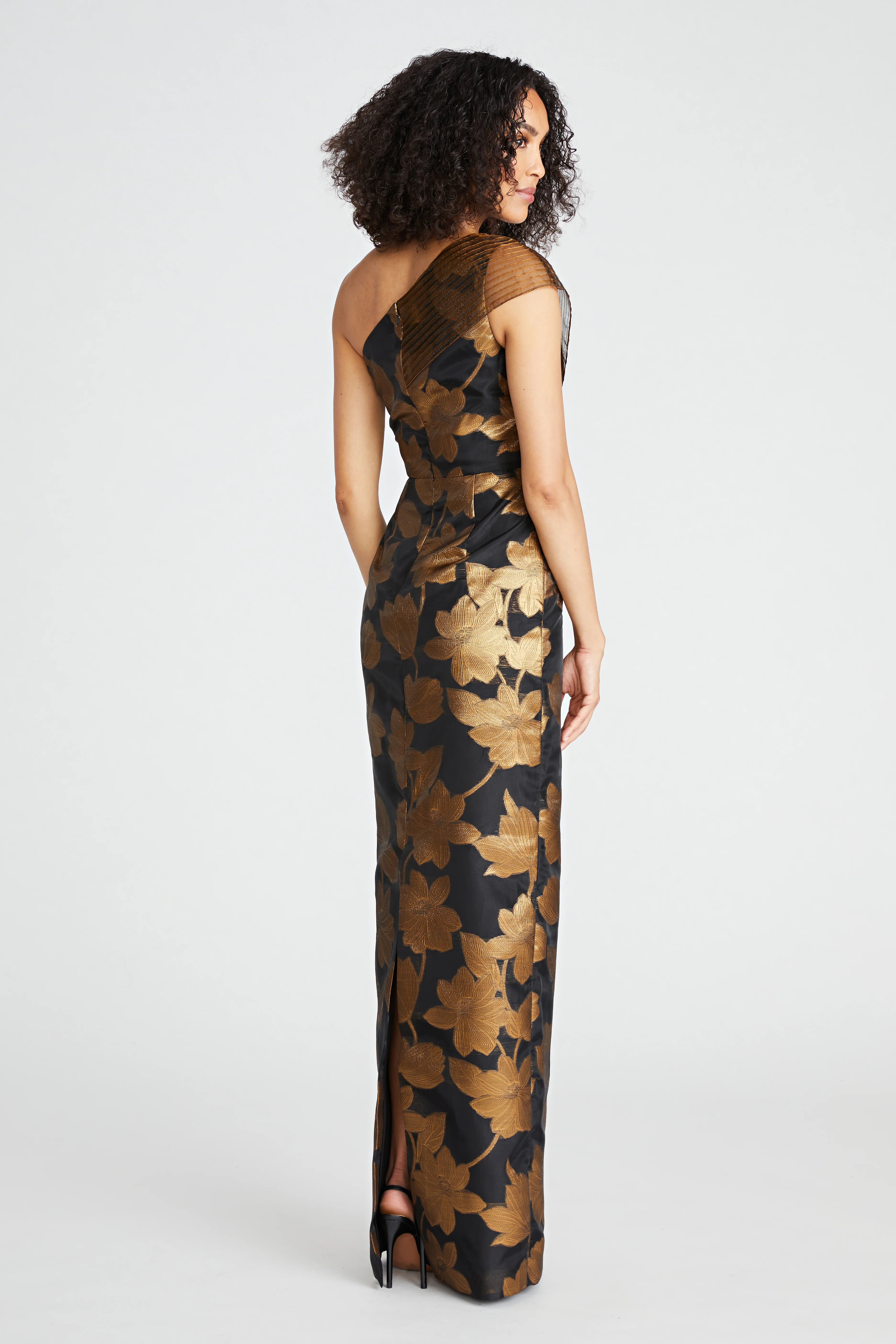 Eden Column One Shoulder Gown - Image 2