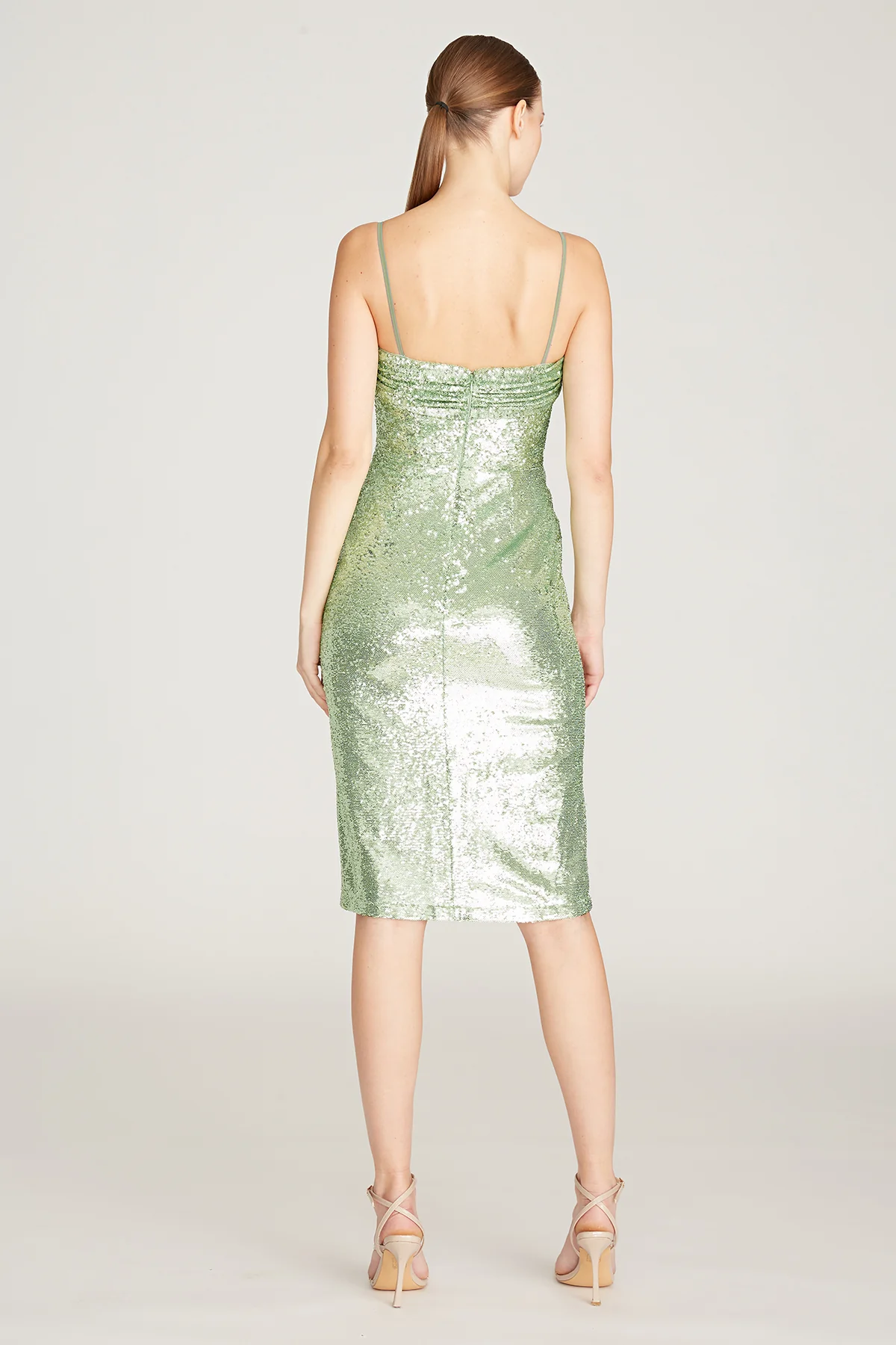 Elise Cowl Neck Cocktail Dress - Image 3