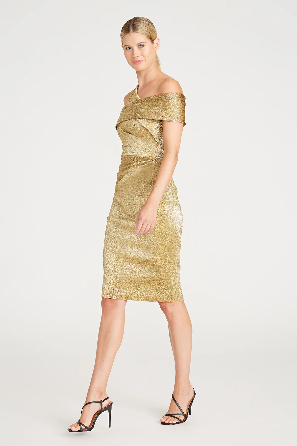 Emmy Draped Cocktail Dress - Image 3