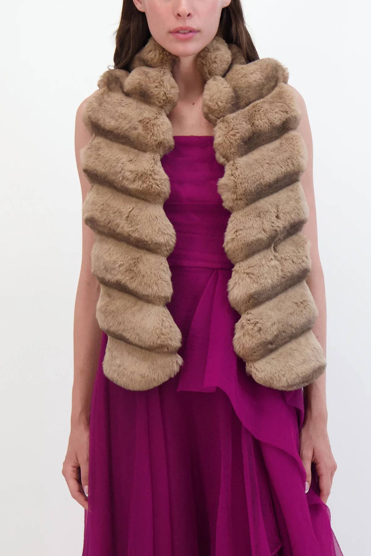 Fur-Free Chinchilla Pull Through Scarf - Image 2