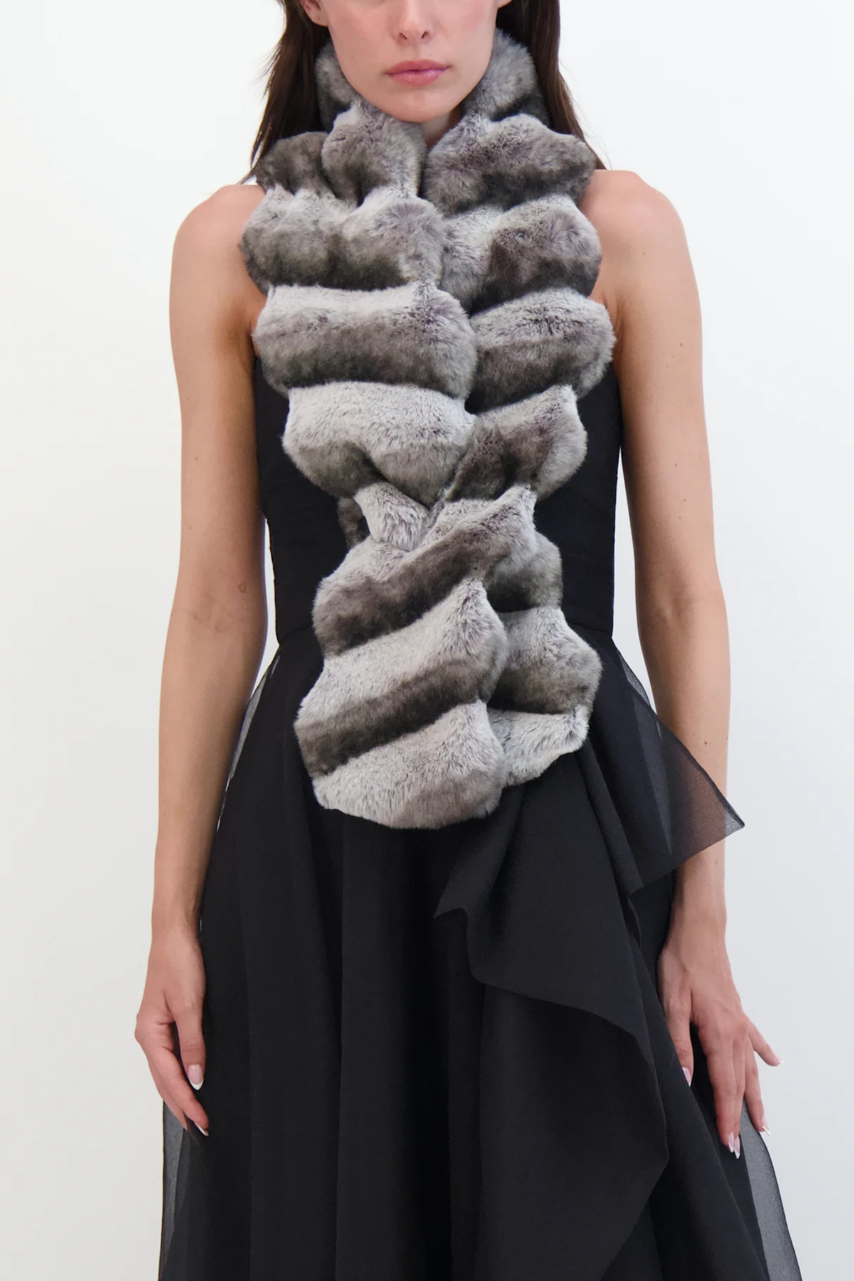 Fur-Free Chinchilla Pull Through Scarf - Image 3
