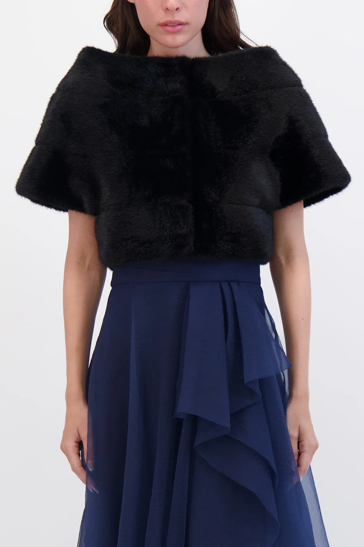 Fur-Free Mink Capelet - Image 2