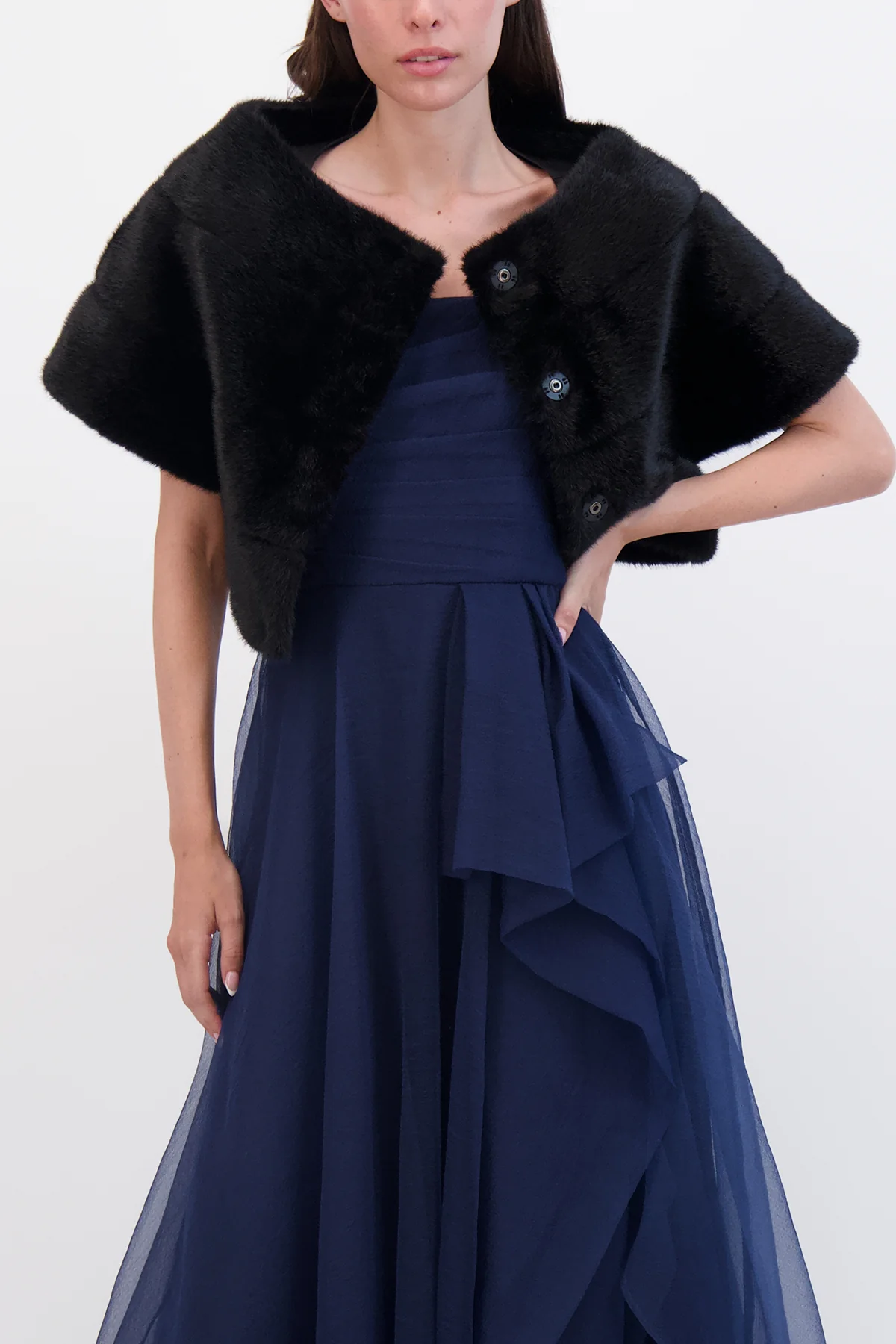 Fur-Free Mink Capelet - Image 5
