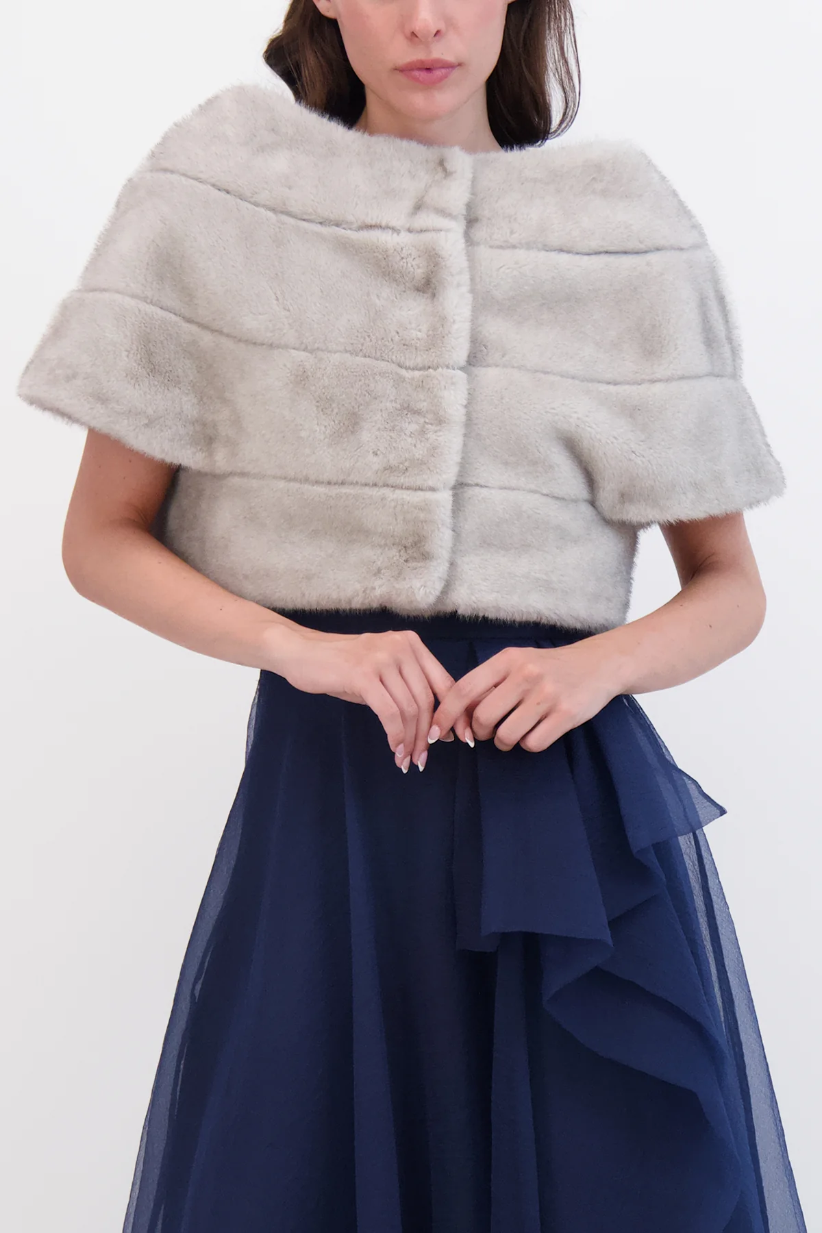 Fur-Free Mink Capelet - Image 2