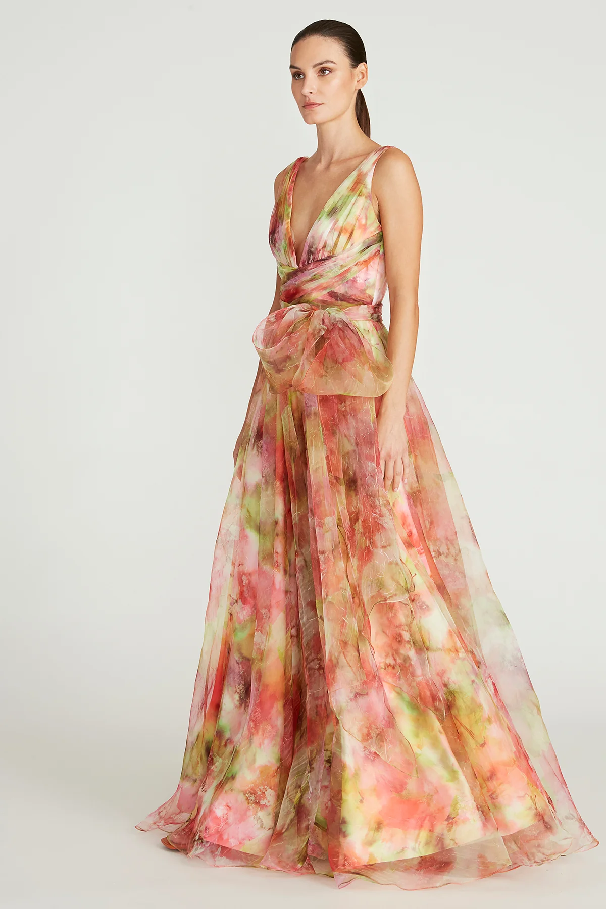 Faye A-Line Gown With Bow - Image 4