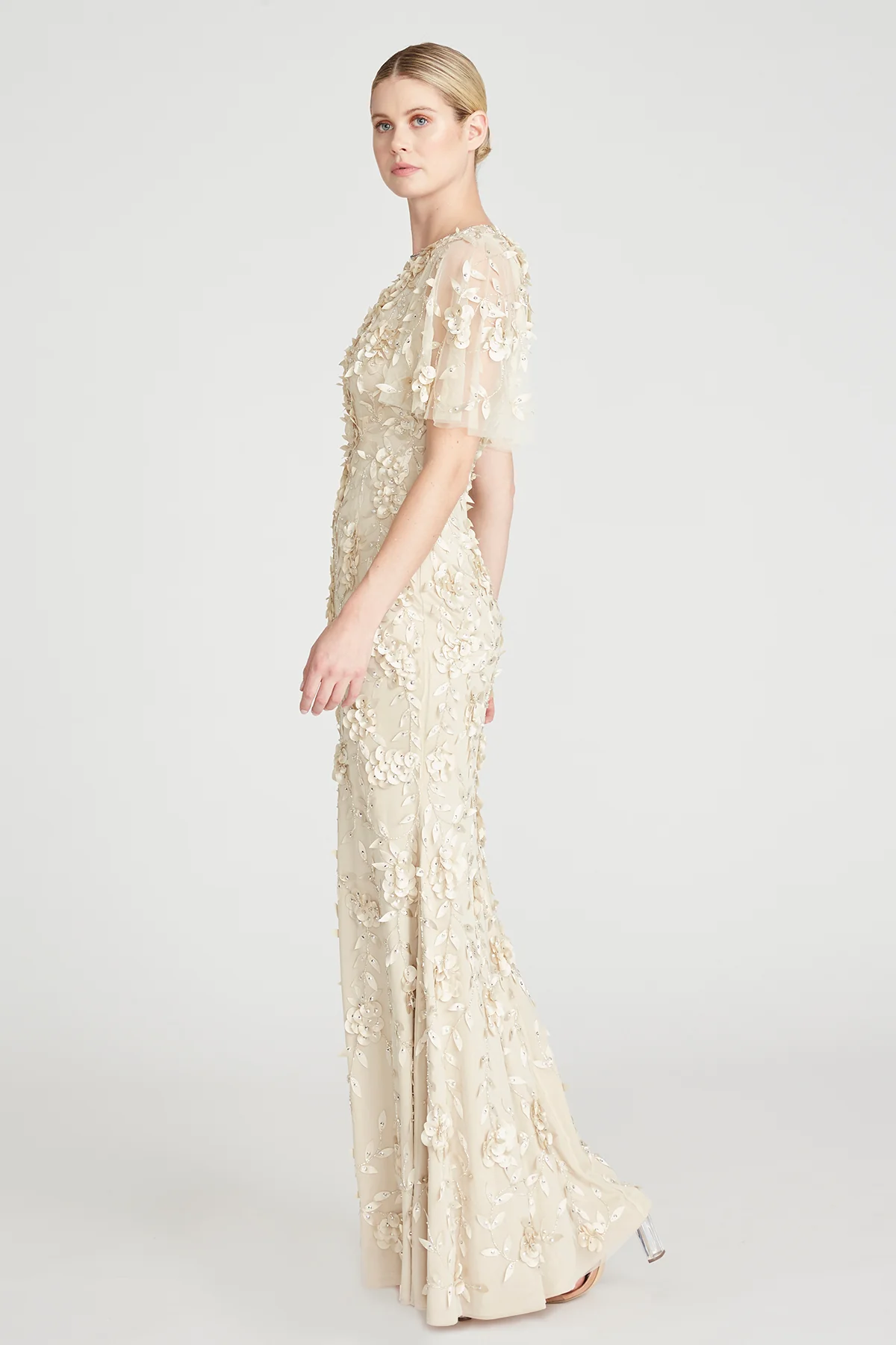 Flutter Sleeve Petal Dress - Image 3