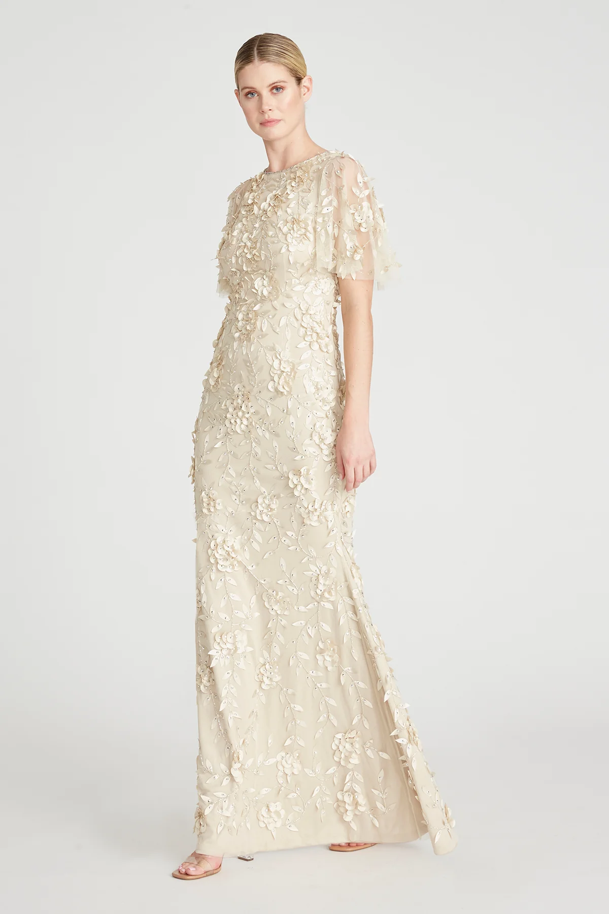 Flutter Sleeve Petal Dress - Image 5