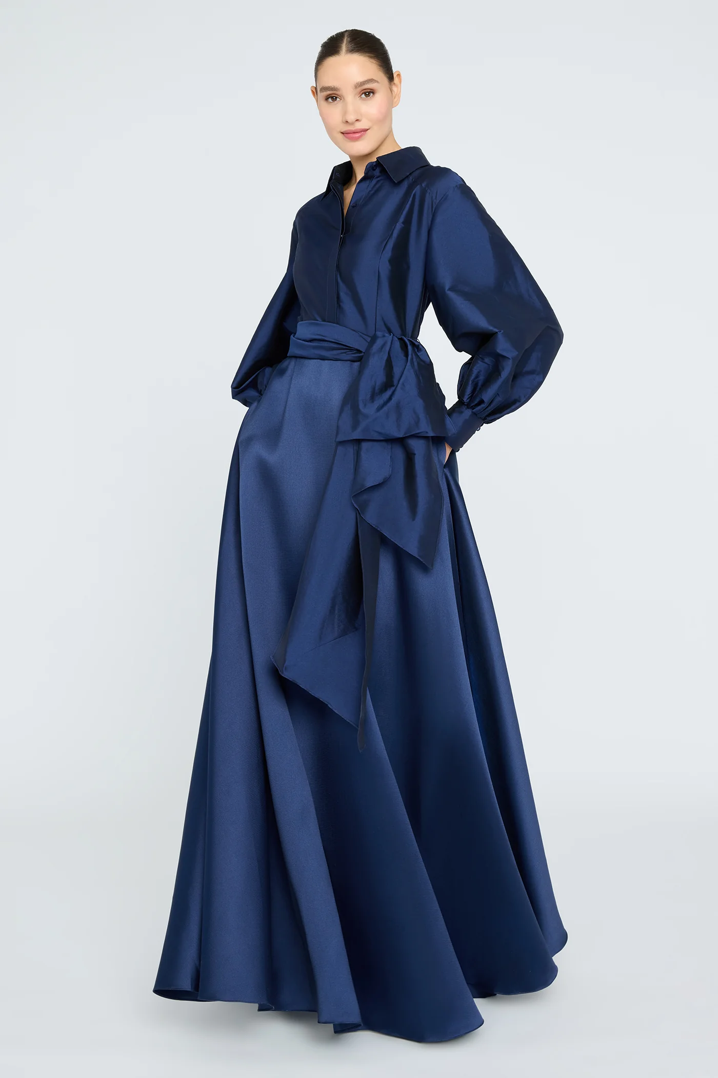 Frieda Shirtdress Gown - Image 3