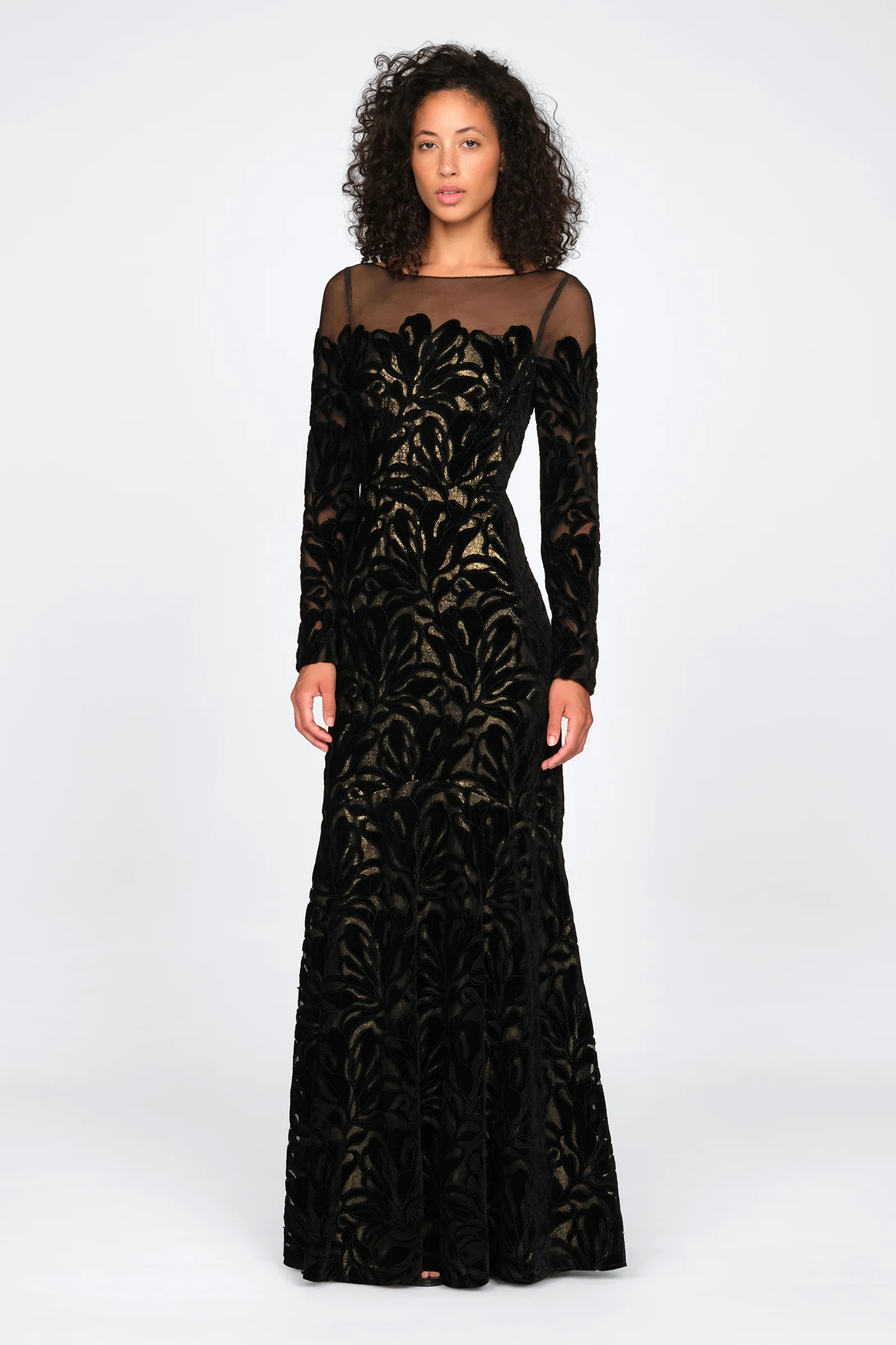 Gigi Velvet Lace Gown - Image 8