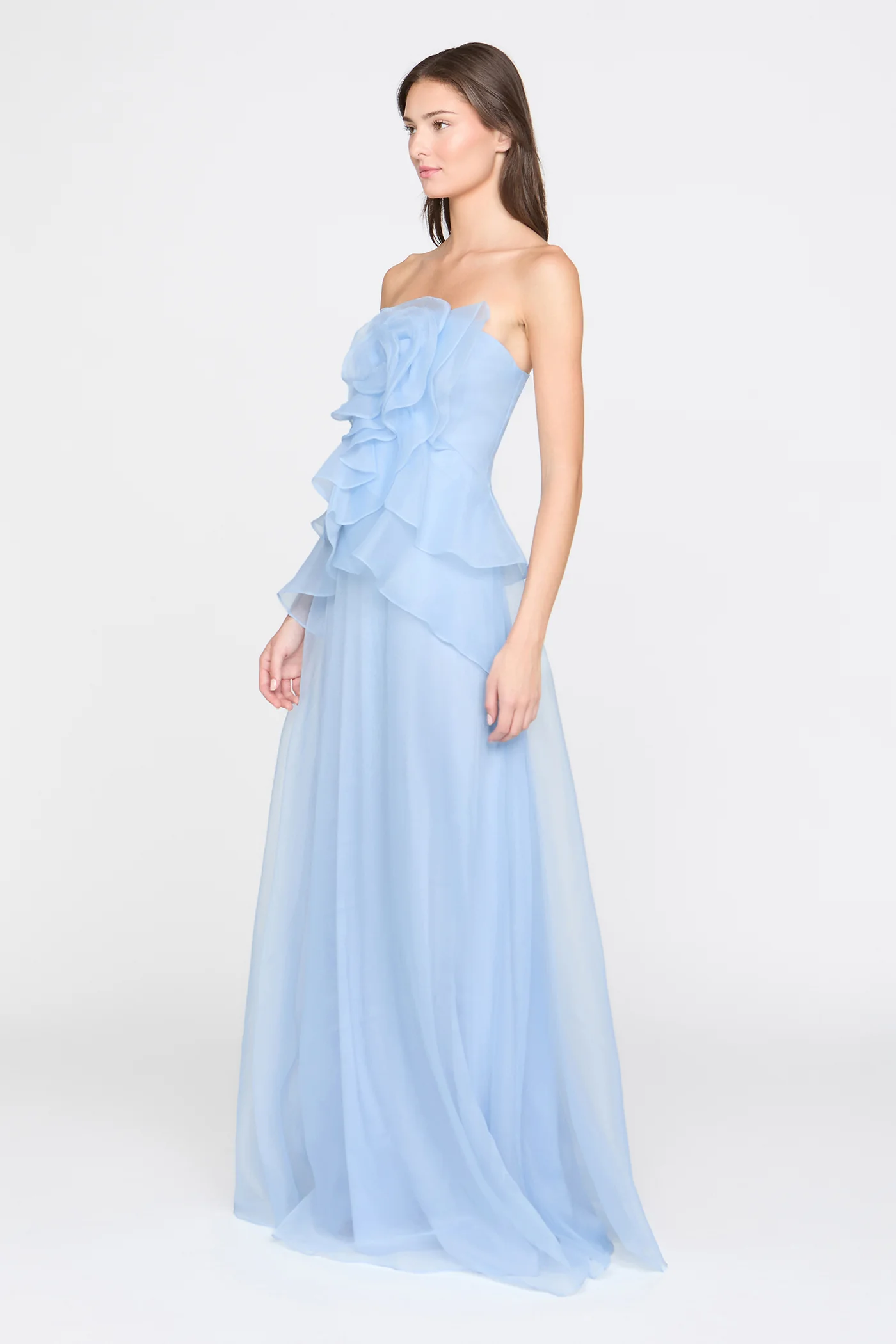 Gilda Draped Rose Gown - Image 4
