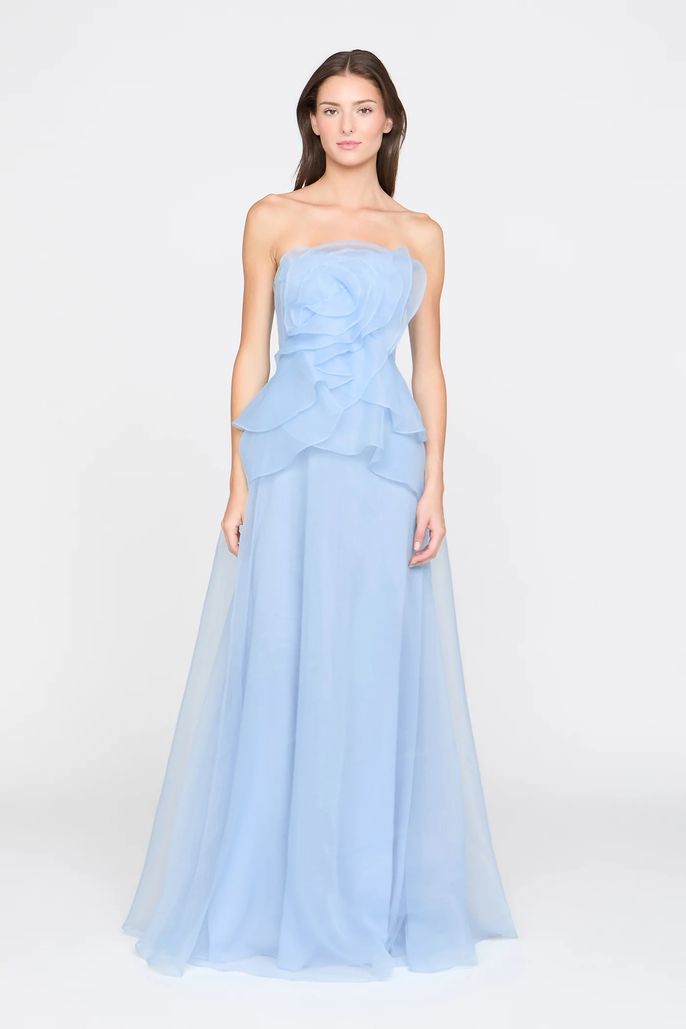 Gilda Draped Rose Gown - Image 8