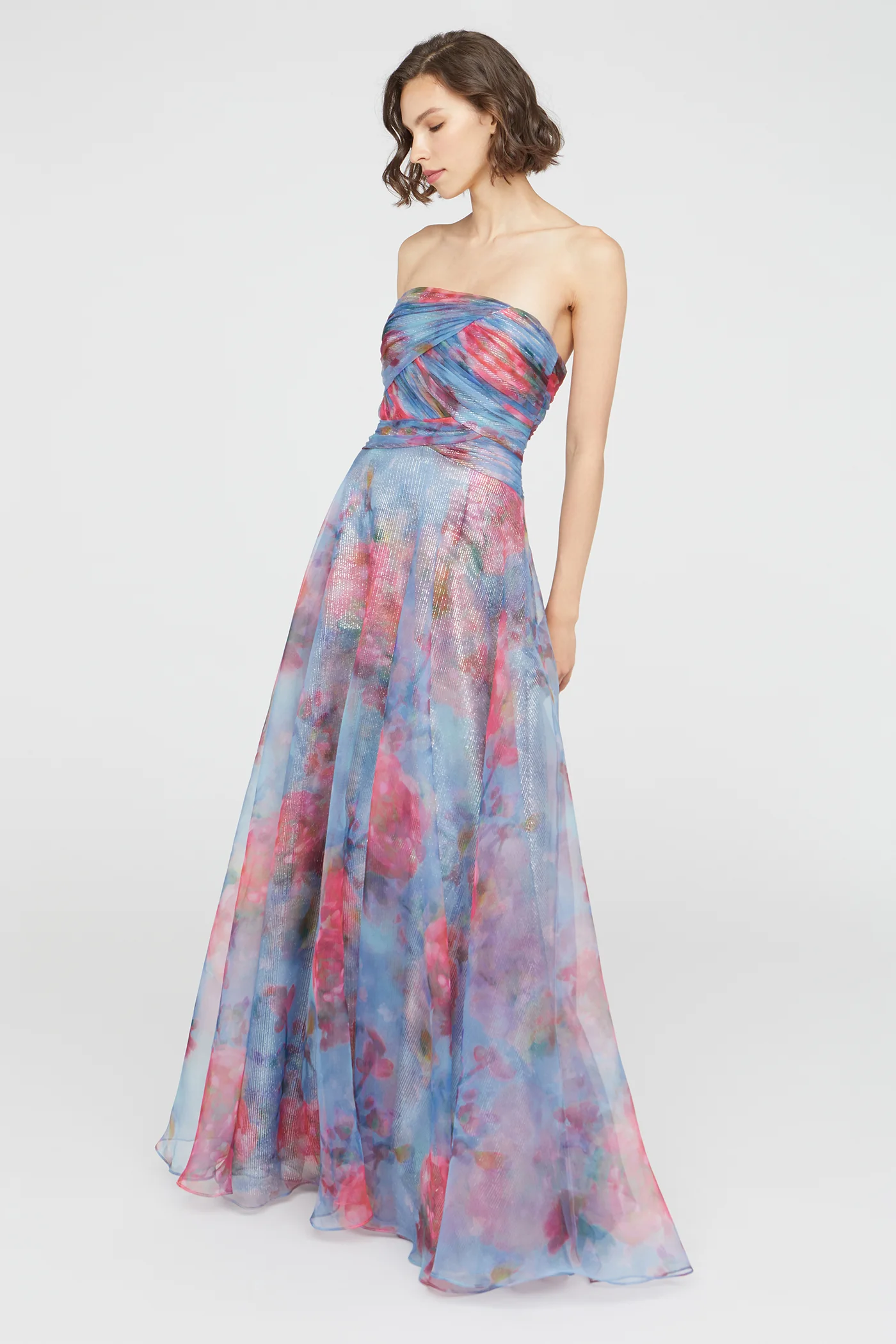 Giselle Strapless Organza Gown - Image 3