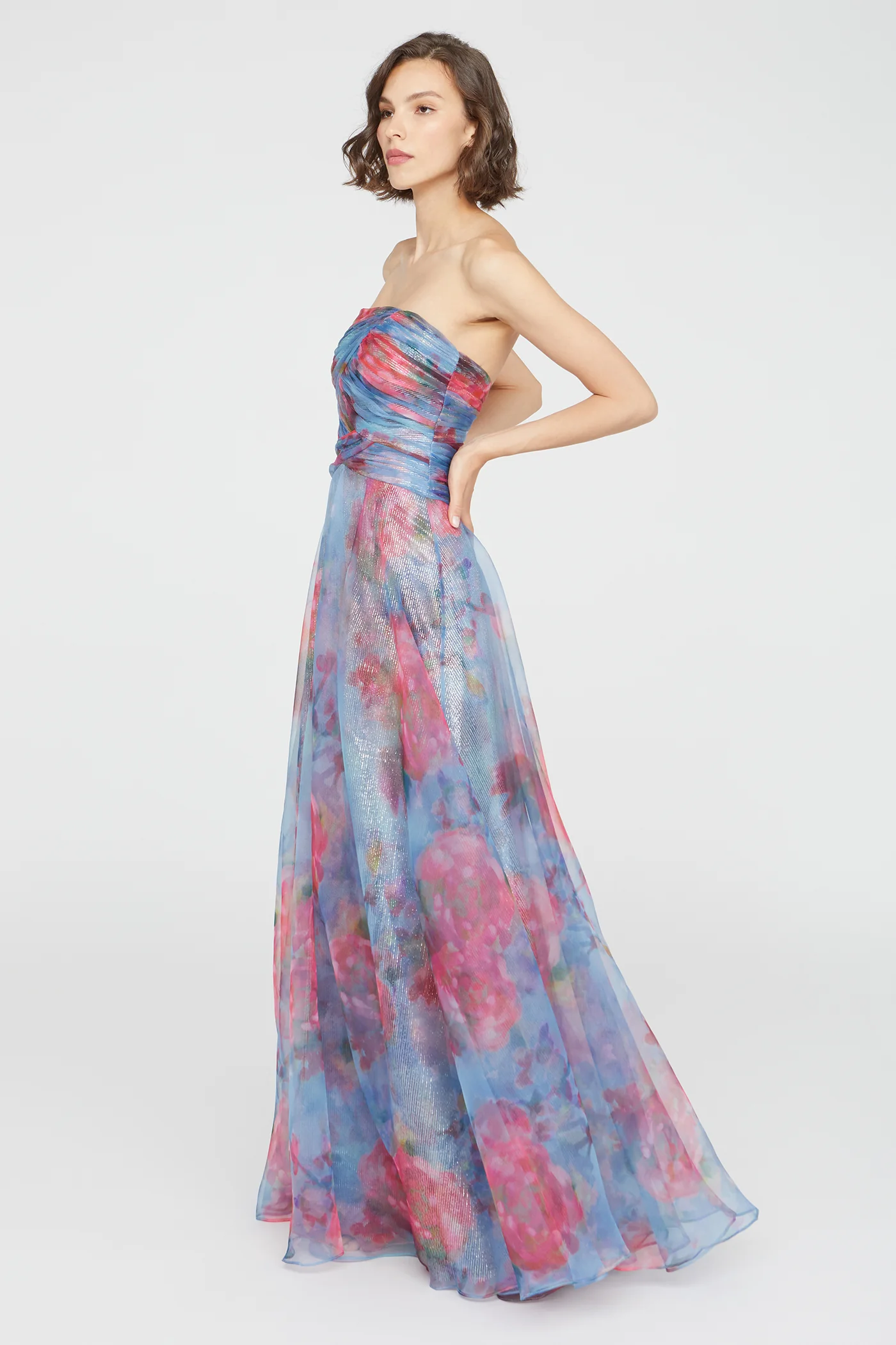 Giselle Strapless Organza Gown - Image 5