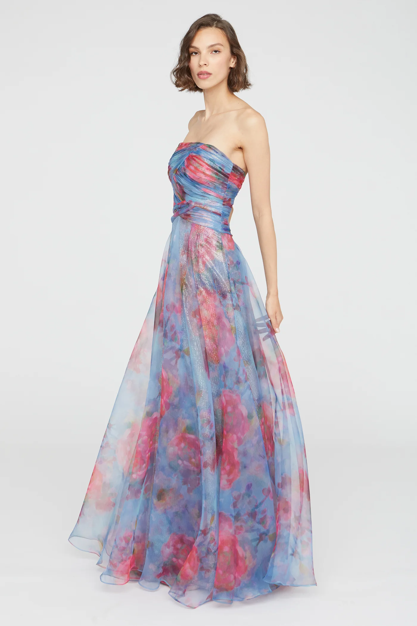 Giselle Strapless Organza Gown - Image 6