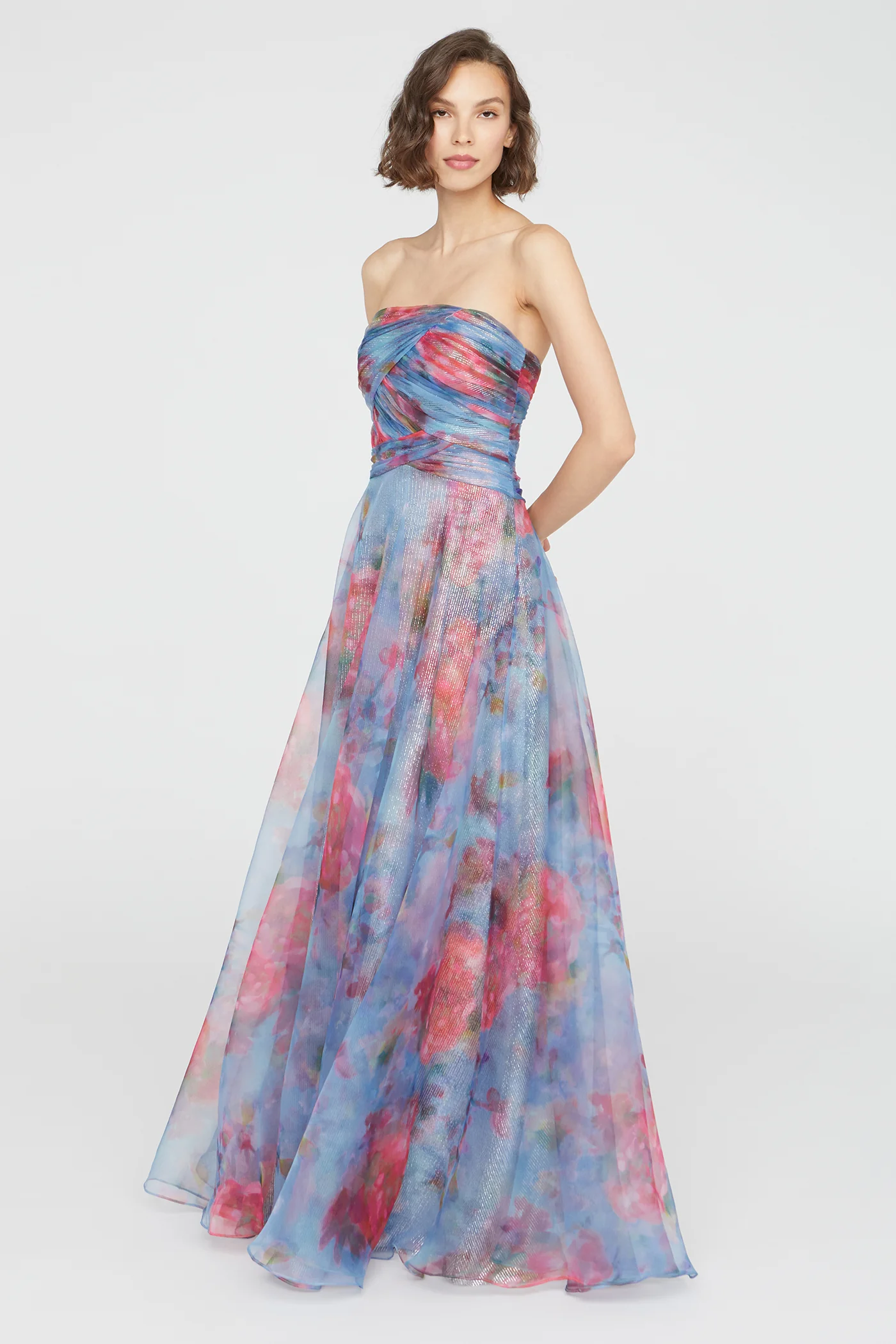 Giselle Strapless Organza Gown - Image 7