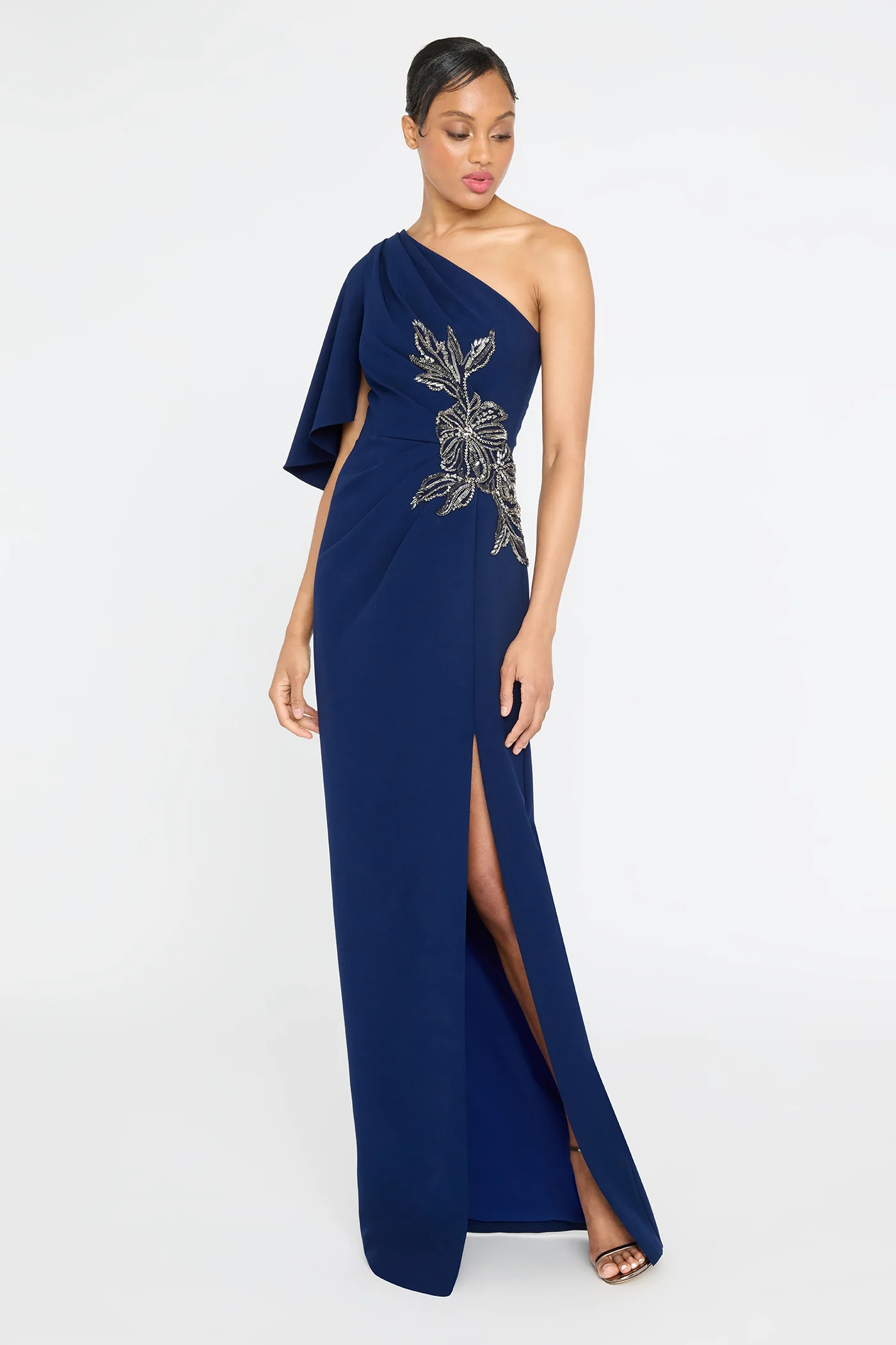 Giuliana Crepe Column Gown - Image 3
