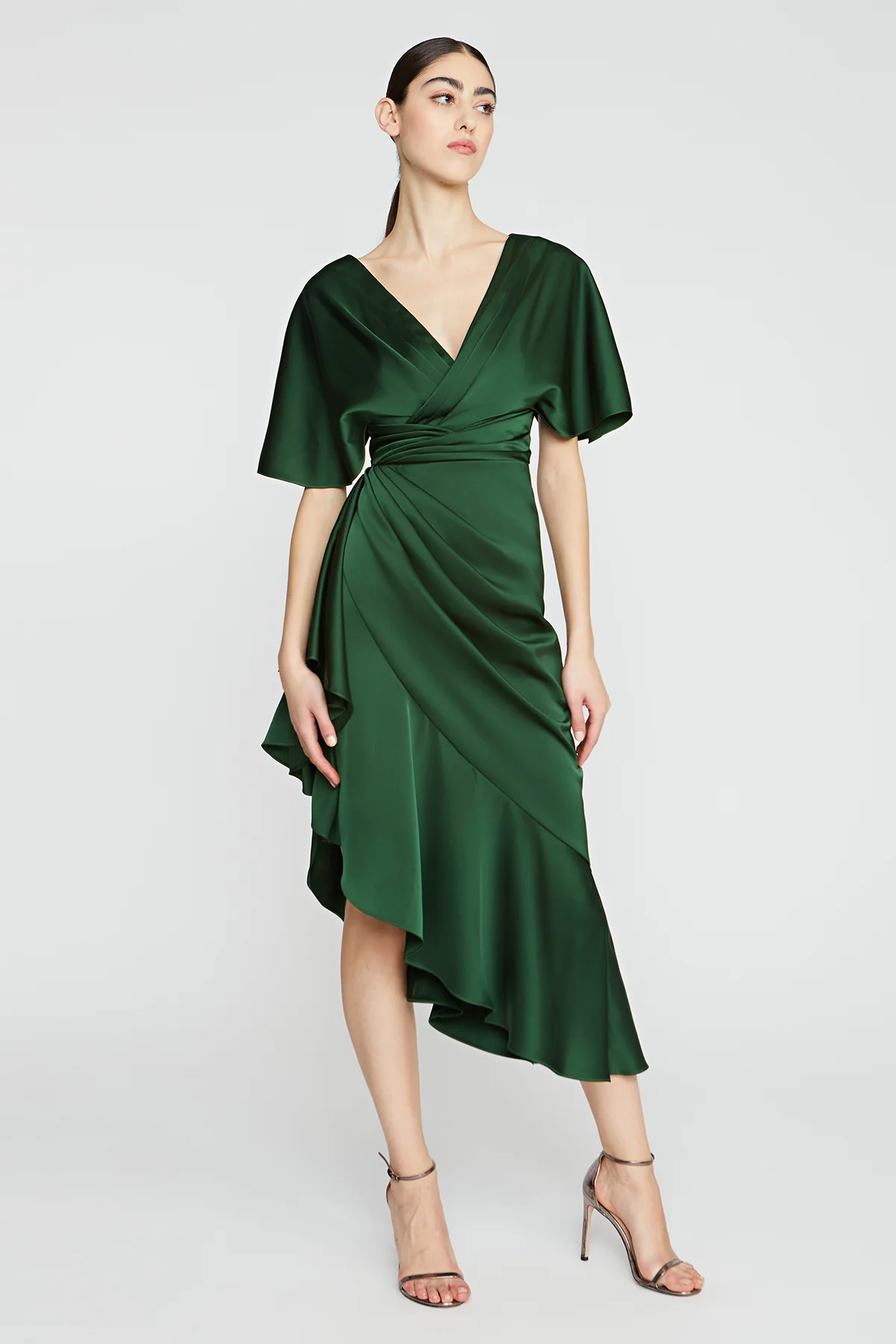 Gwen Asymmetric Ruffle Dress - Image 5