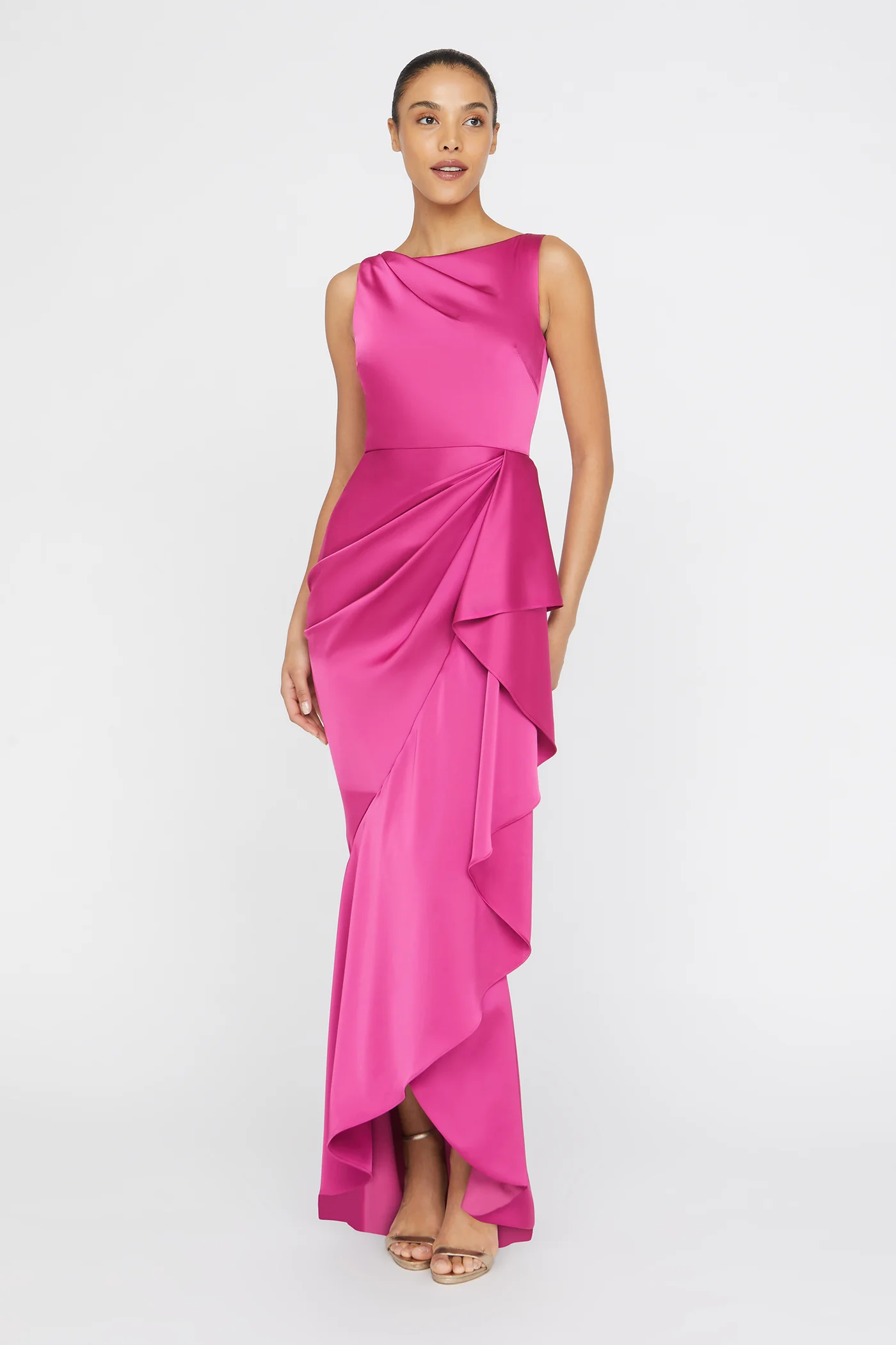 Harper Draped Wrap Gown - Image 5