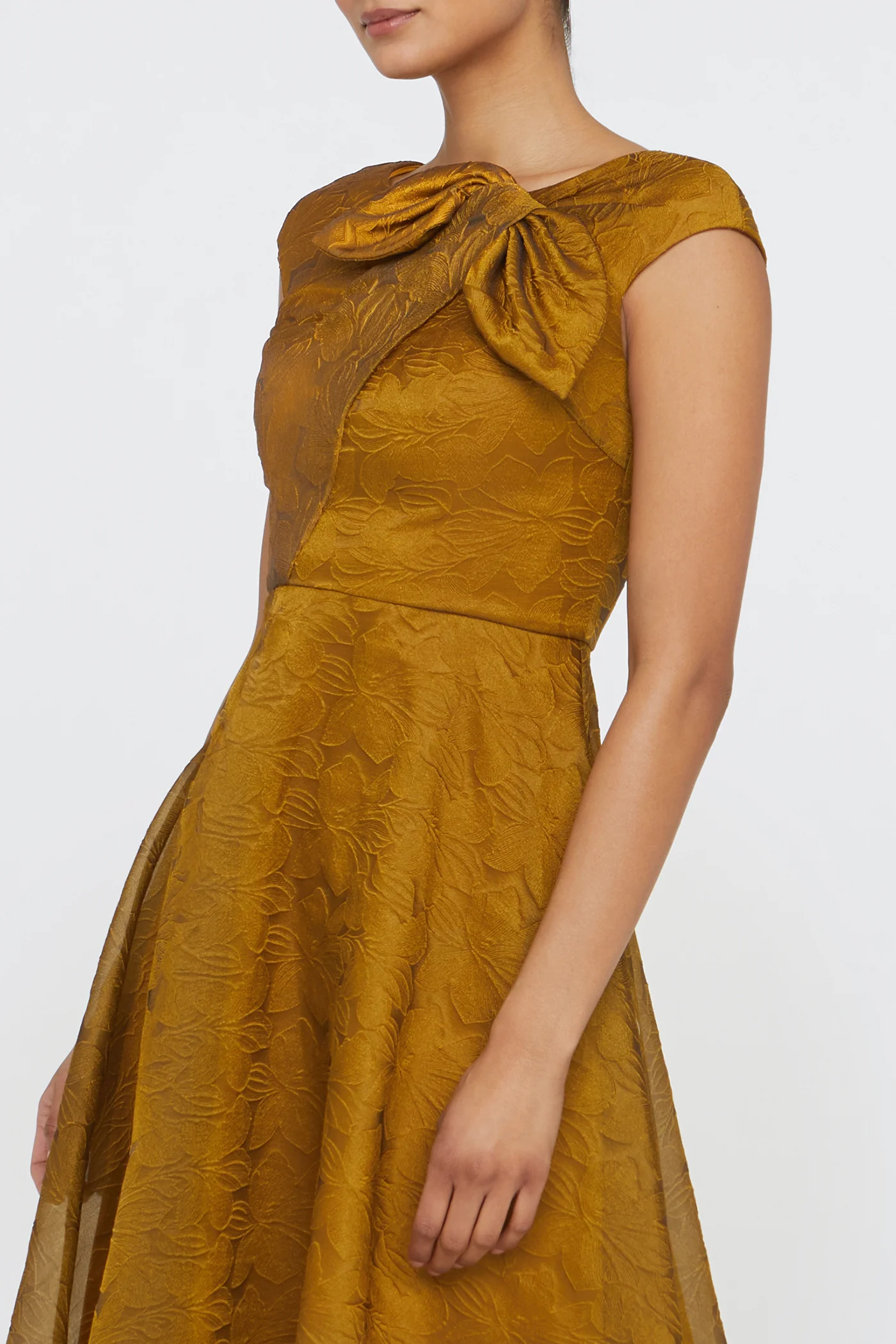 Helen Tie Neck Cocktail Dress - Image 5