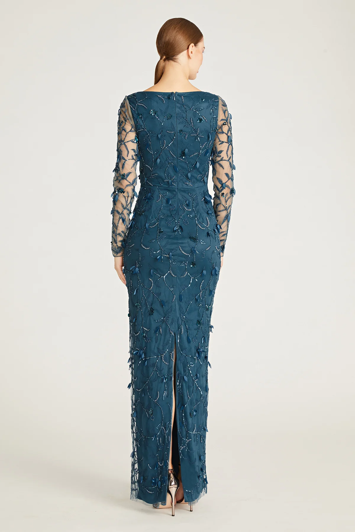 Hera Long Sleeve Petal Gown - Image 2