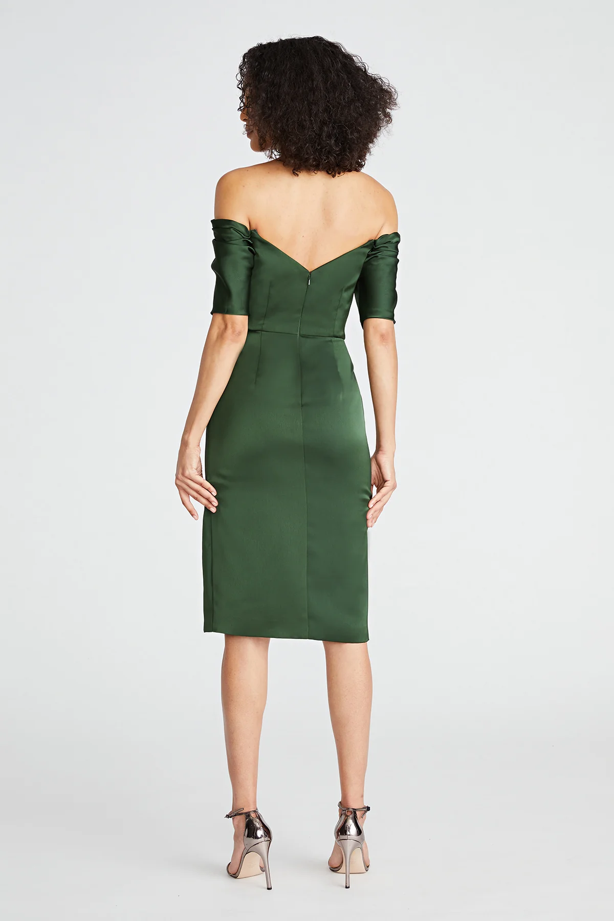 Holland Satin Cocktail Dress - Image 2