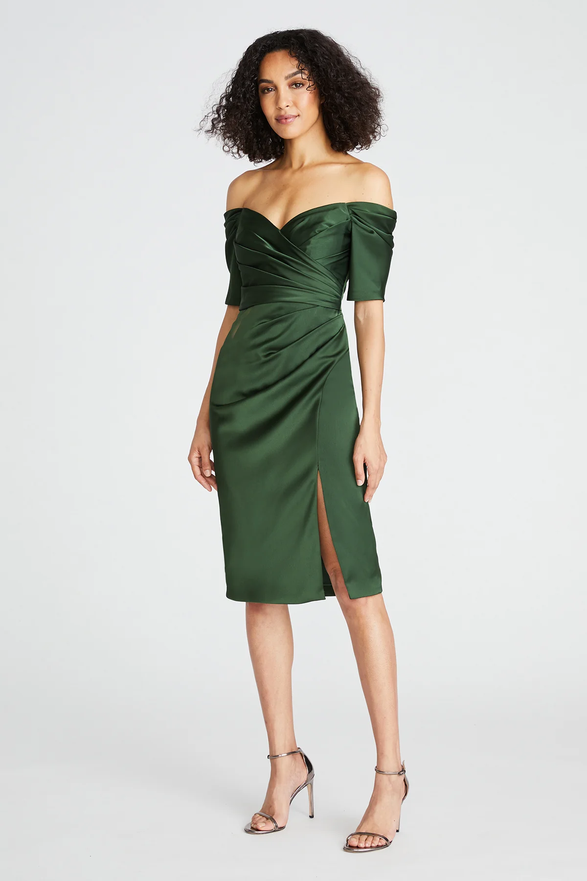 Holland Satin Cocktail Dress - Image 3
