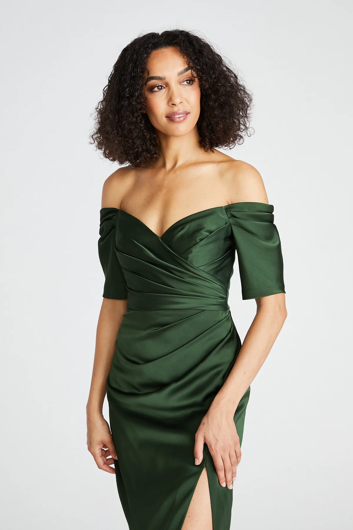 Holland Satin Cocktail Dress - Image 4